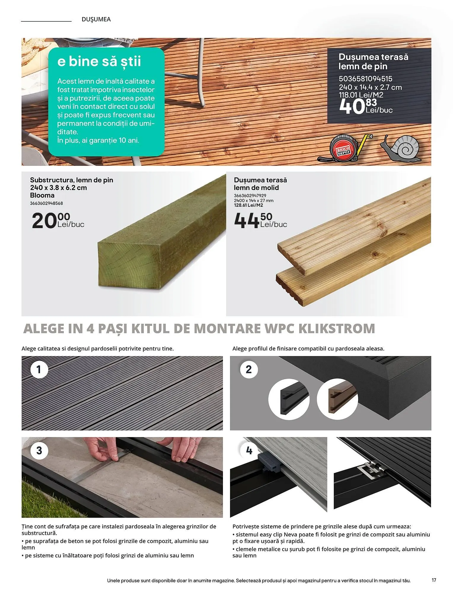 Catalog Catalog Brico Depôt de la 23 mai până la 31 octombrie 2025 - Revista Pagina 17