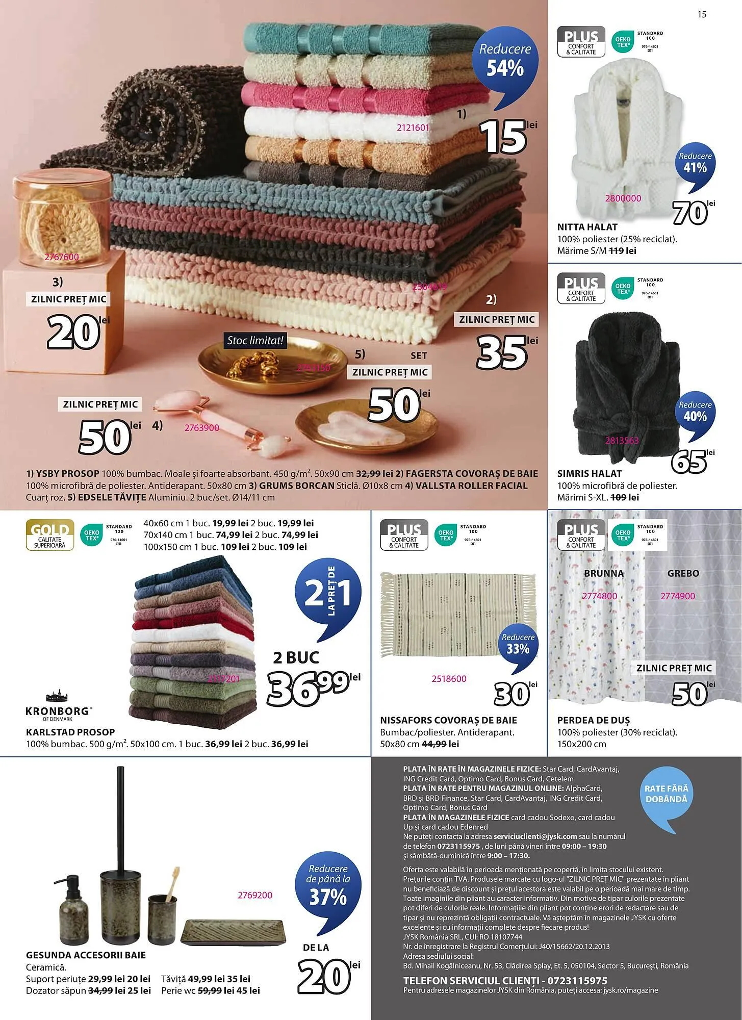 Catalog Catalog JYSK de la 17 aprilie până la 5 mai 2025 - Revista Pagina 15