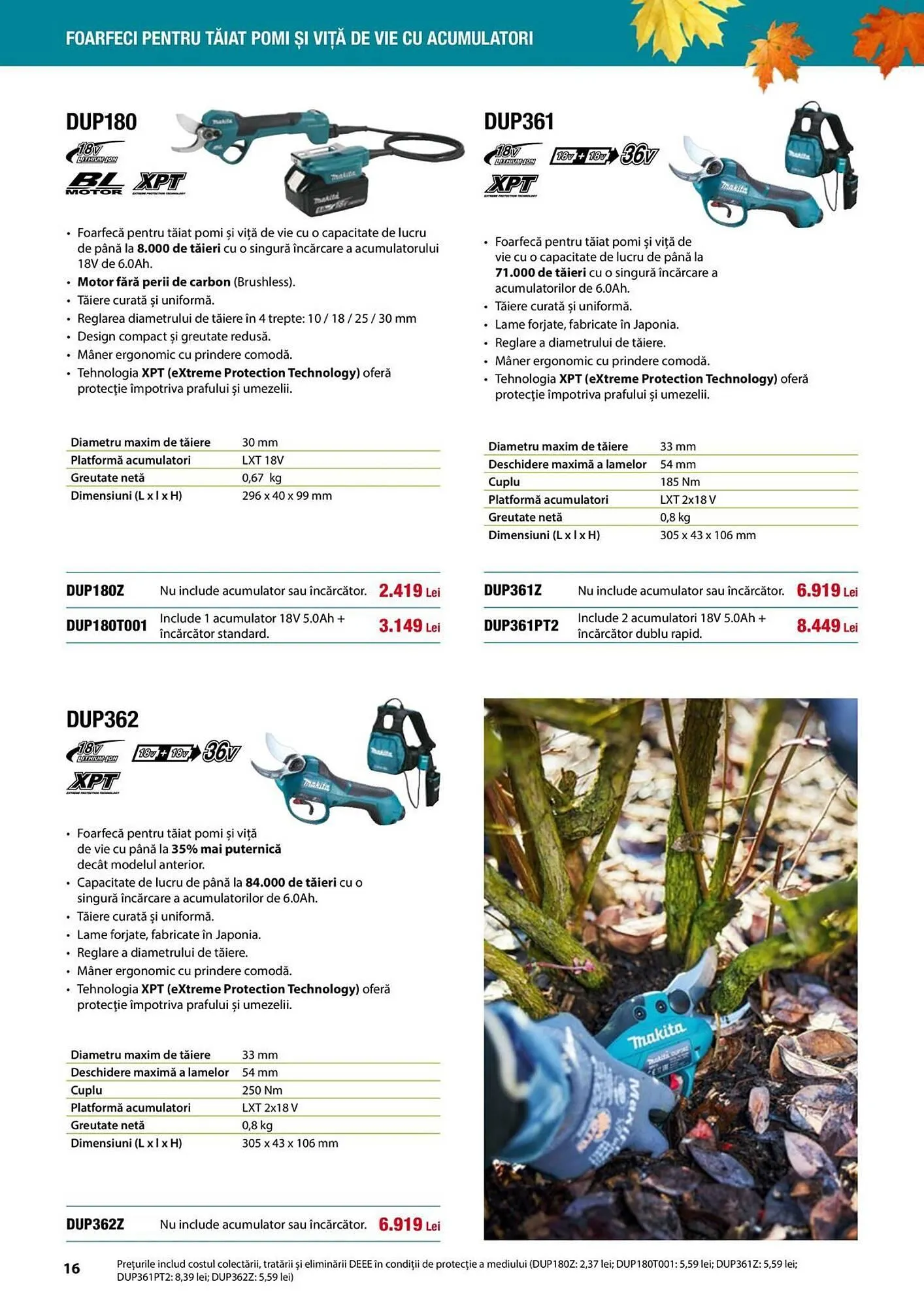 Catalog Catalog Makita de la 12 septembrie până la 24 decembrie 2025 - Revista Pagina 16