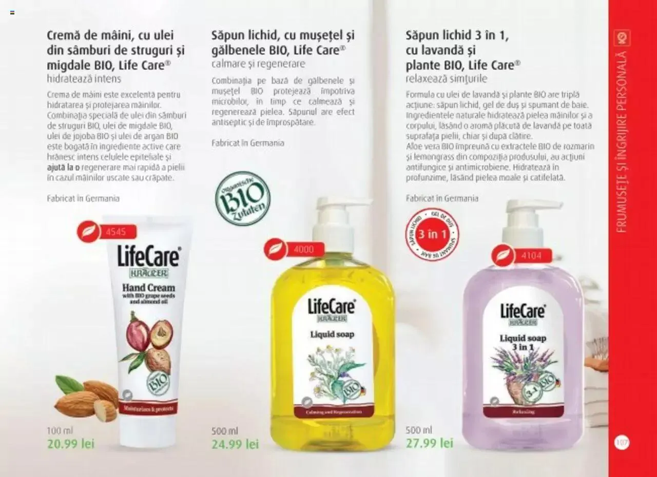 Catalog Catalog Life Care de la 1 septembrie până la 31 decembrie 2023 - Revista Pagina 109
