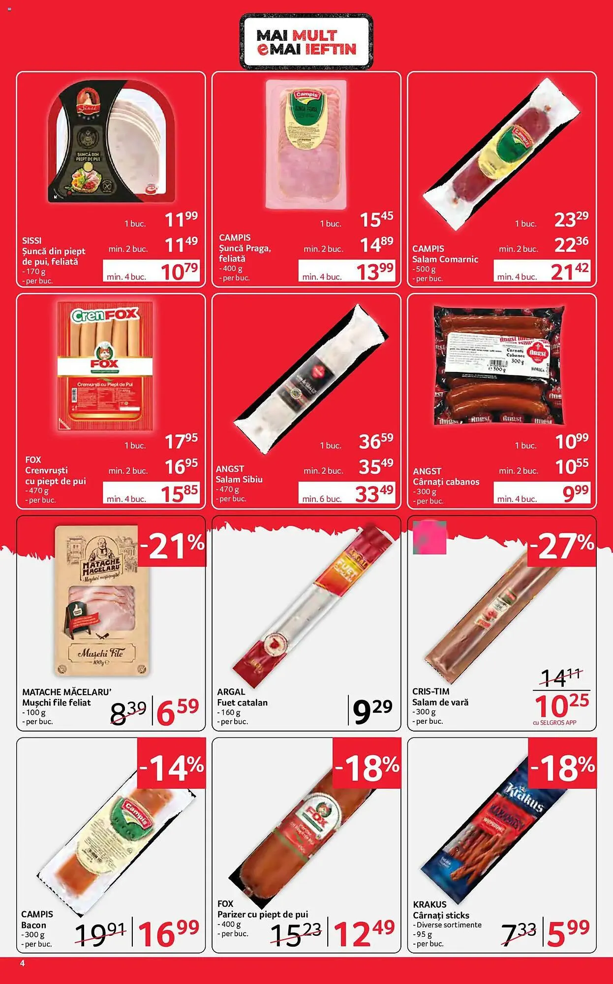 Catalog Catalog Selgros de la 1 mai până la 14 mai 2026 - Revista Pagina 4