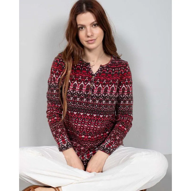 Bluza din bumbac cu imprimeu N240157080