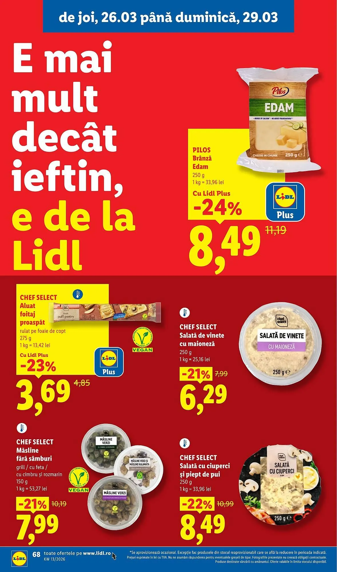 Catalog Catalog Lidl de la 23 martie până la 29 martie 2026 - Revista Pagina 68