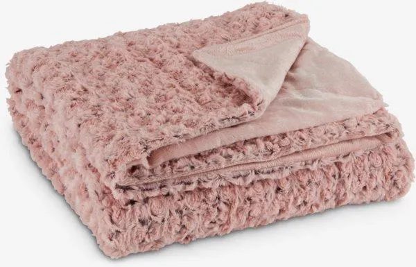 Throw KONGSSPIR 140x200 rose