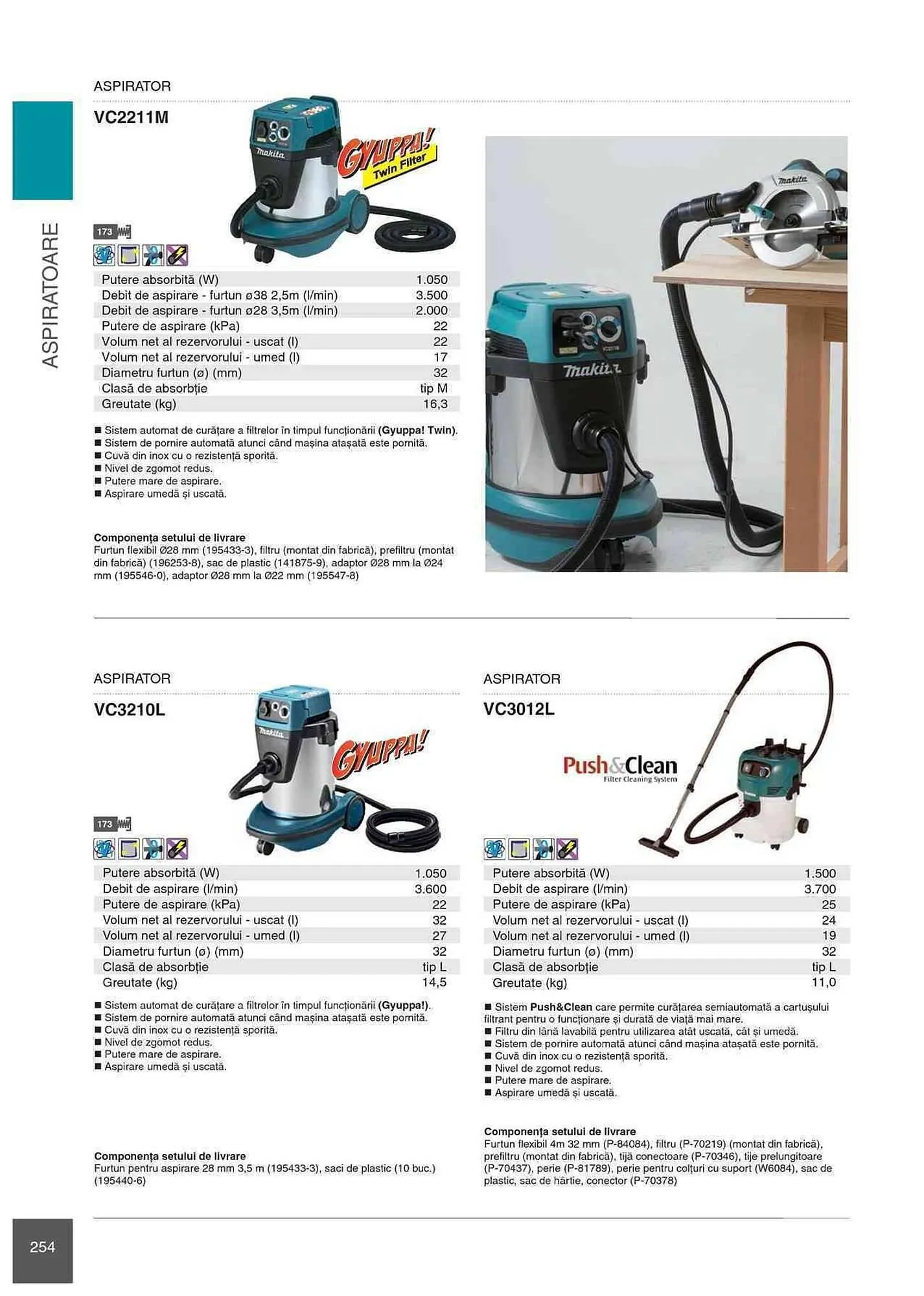 Catalog Makita catalog de la 1 ianuarie până la 31 decembrie 2023 - Revista Pagina 254