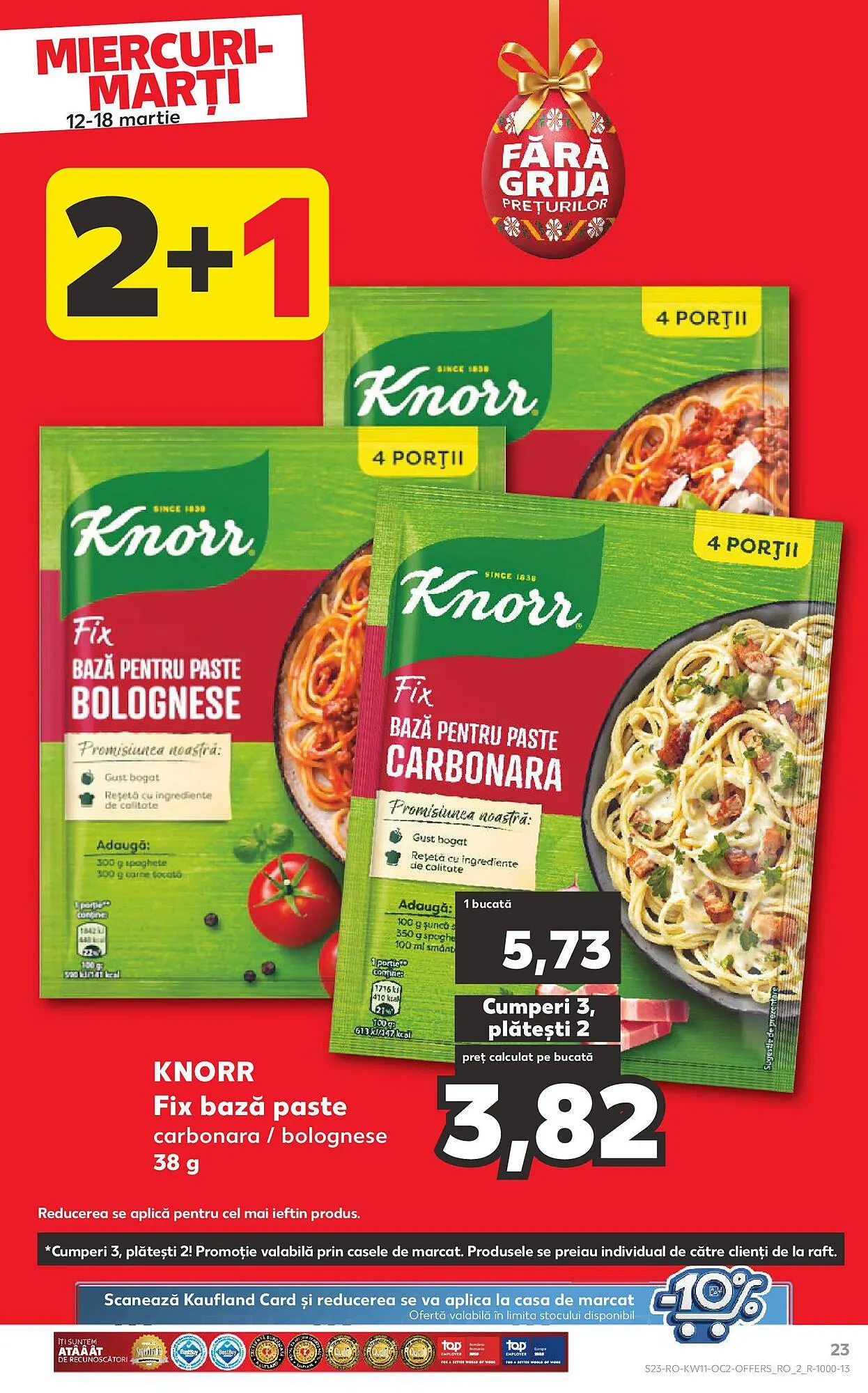 Catalog Catalog Kaufland de la 12 martie până la 18 martie 2025 - Revista Pagina 23
