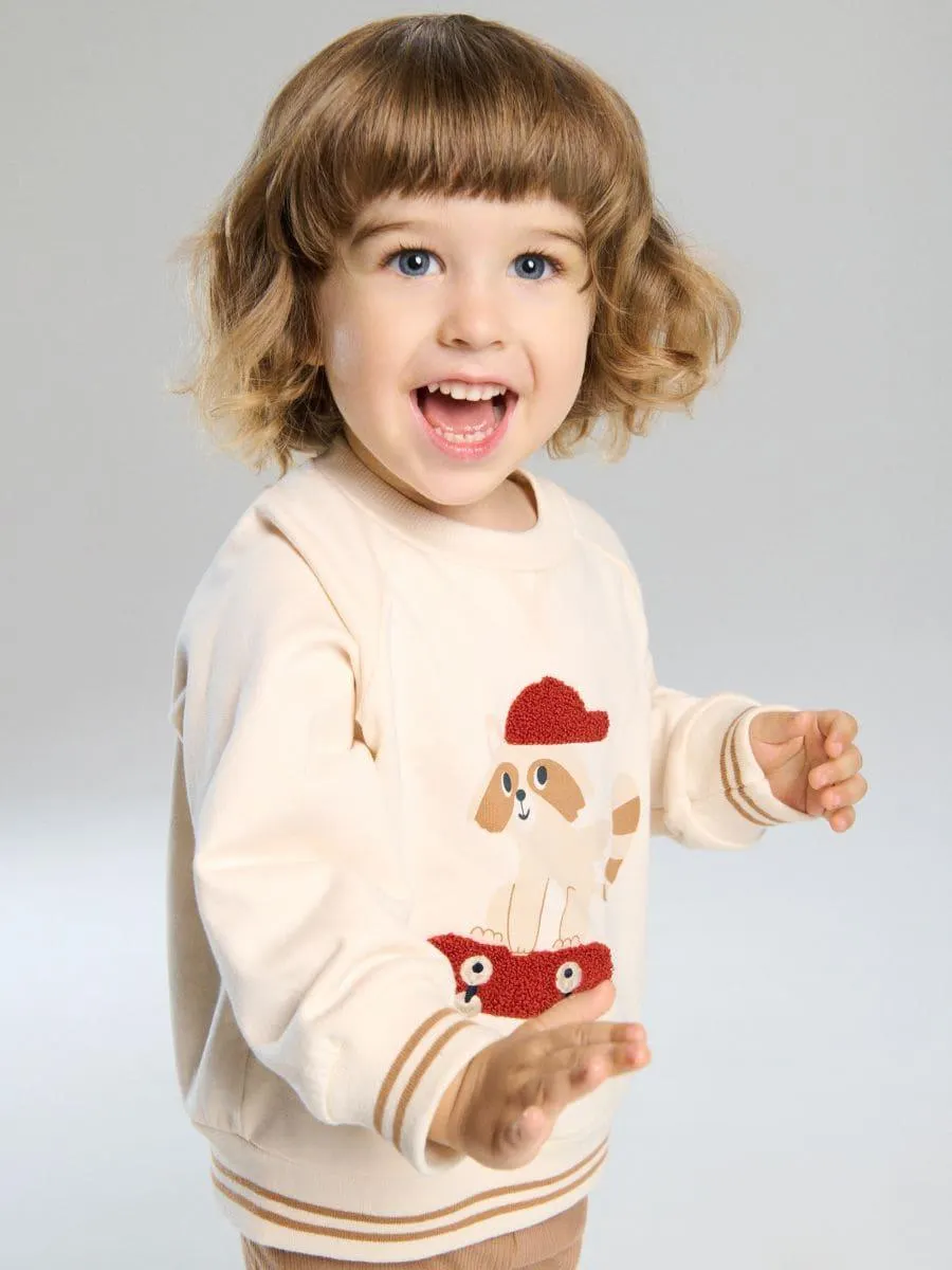 Bluză din bumbac cu imprimeu