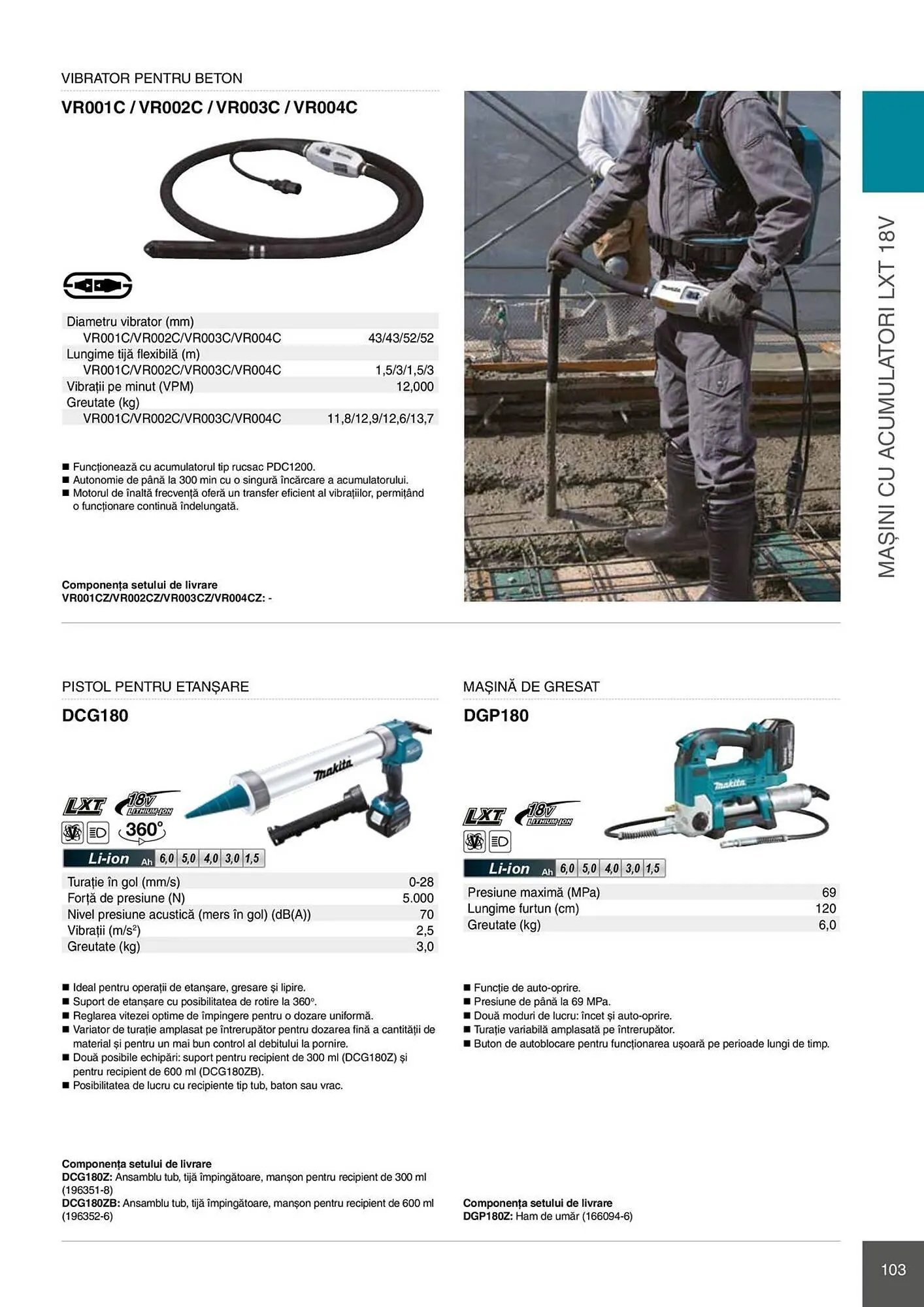 Catalog Catalog Makita de la 28 aprilie până la 31 decembrie 2026 - Revista Pagina 103