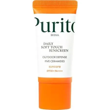 Crema de fata vegana pentru protectie solara cu SPF 50+ PA++++ Daily Soft Touch, 15ml, Purito