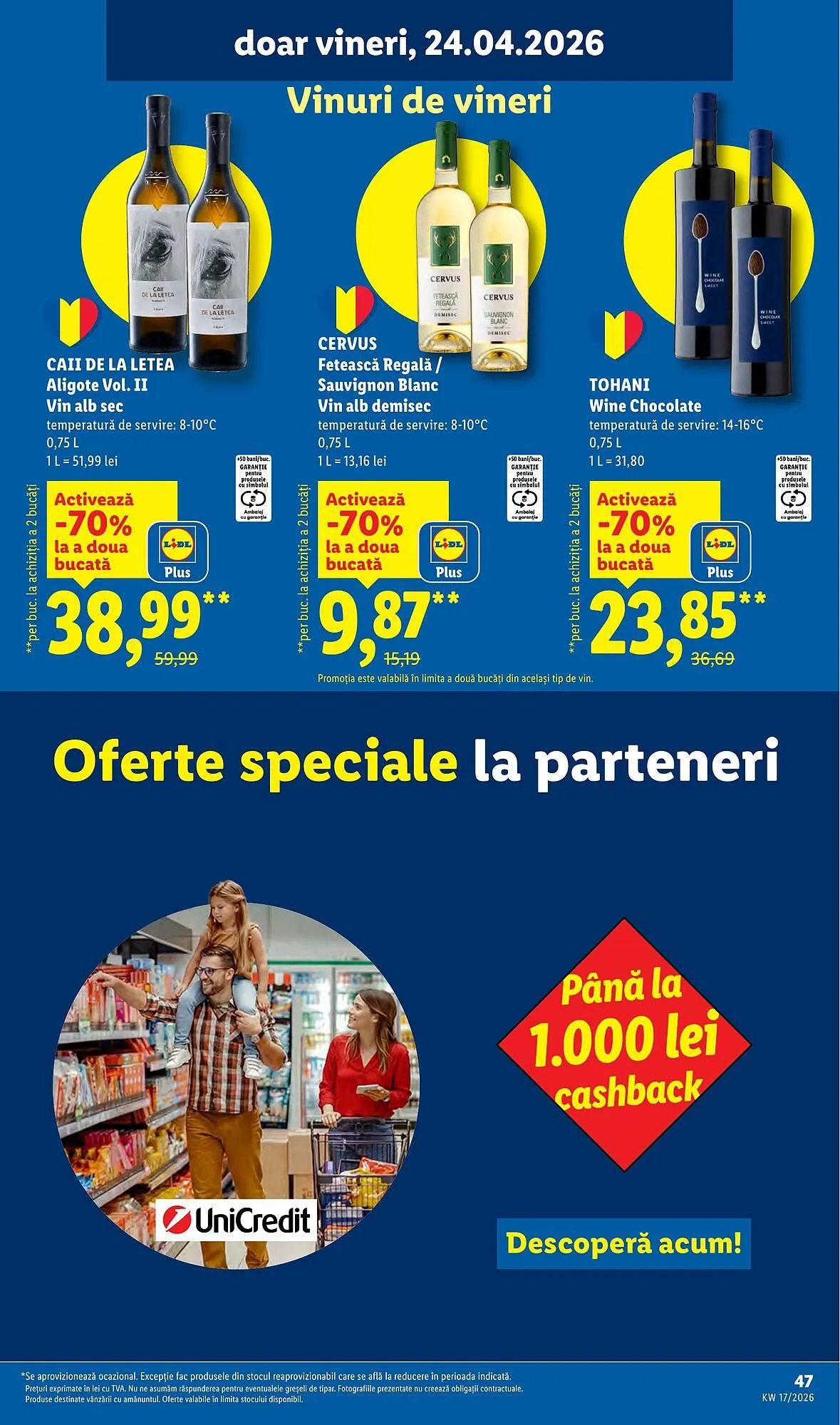 Catalog Catalog Lidl de la 20 aprilie până la 26 aprilie 2026 - Revista Pagina 47