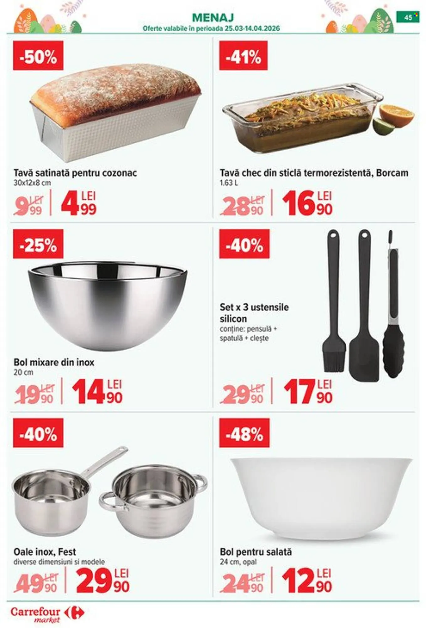 Catalog Catalog Carrefour Market de la 6 aprilie până la 14 aprilie 2026 - Revista Pagina 50