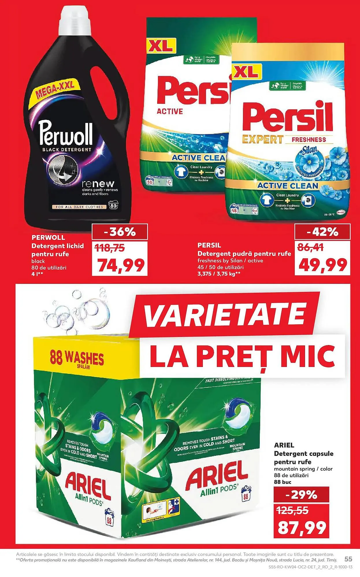 Catalog Catalog Kaufland de la 21 ianuarie până la 27 ianuarie 2026 - Revista Pagina 55