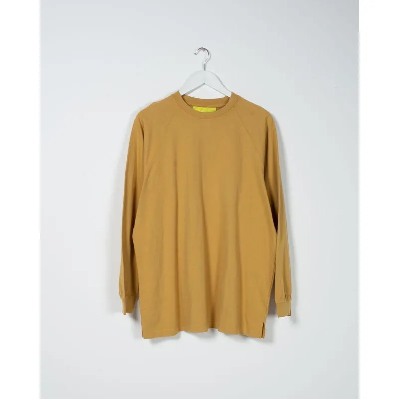 Bluza din bumbac cu guler rotund si mansete elastice 23ITTD6024