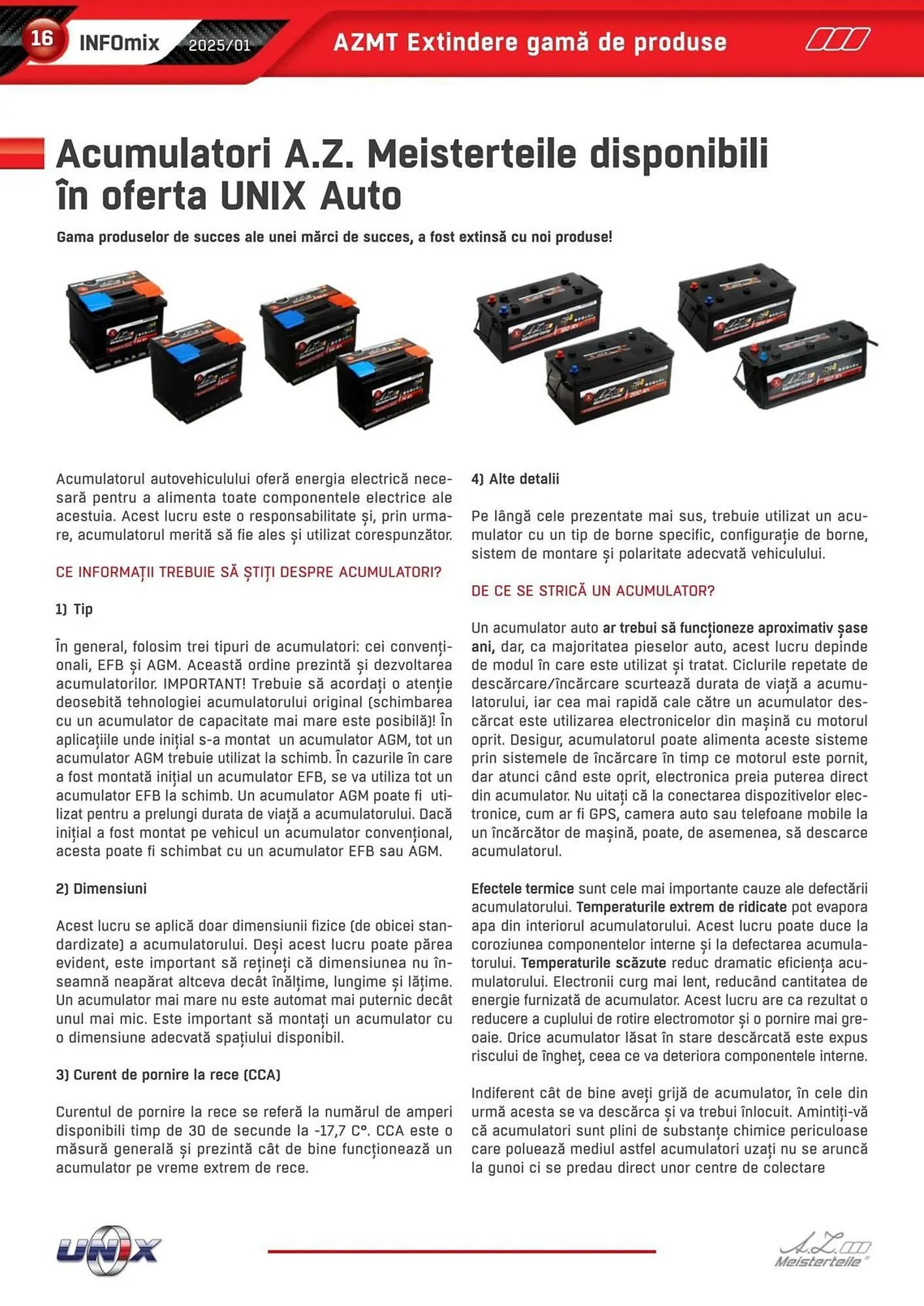 Catalog Catalog UNIX Auto de la 7 ianuarie până la 31 ianuarie 2025 - Revista Pagina 16