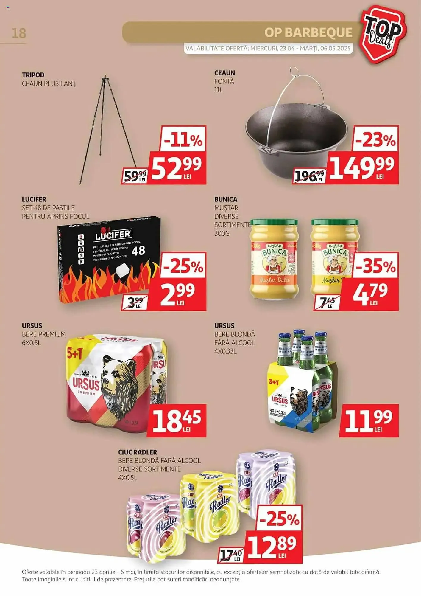 Catalog Catalog Auchan de la 23 aprilie până la 6 mai 2025 - Revista Pagina 18