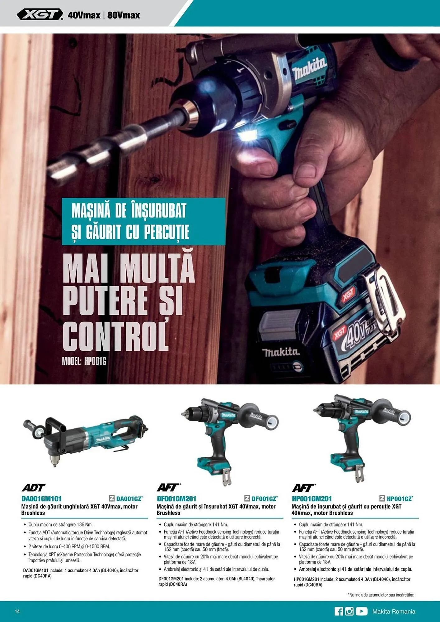 Catalog Catalog Makita de la 11 aprilie până la 28 octombrie 2025 - Revista Pagina 14