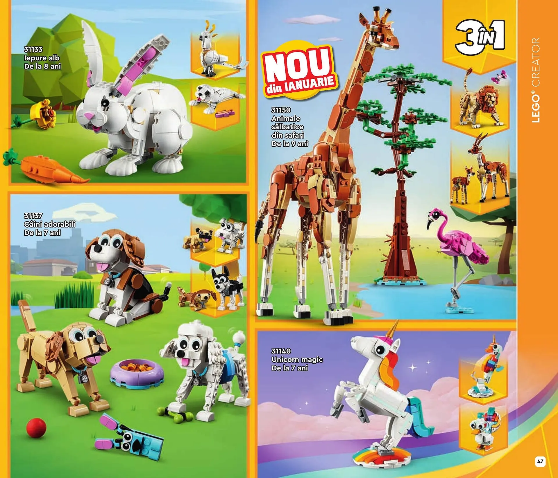 Catalog Lego catalog de la 1 ianuarie până la 30 iunie 2024 - Revista Pagina 47