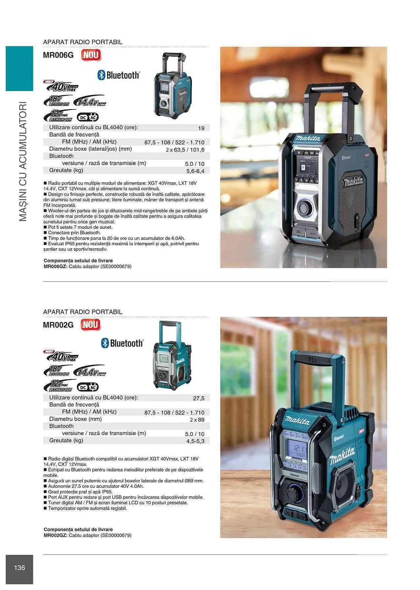 Catalog Makita catalog de la 1 ianuarie până la 31 decembrie 2023 - Revista Pagina 136
