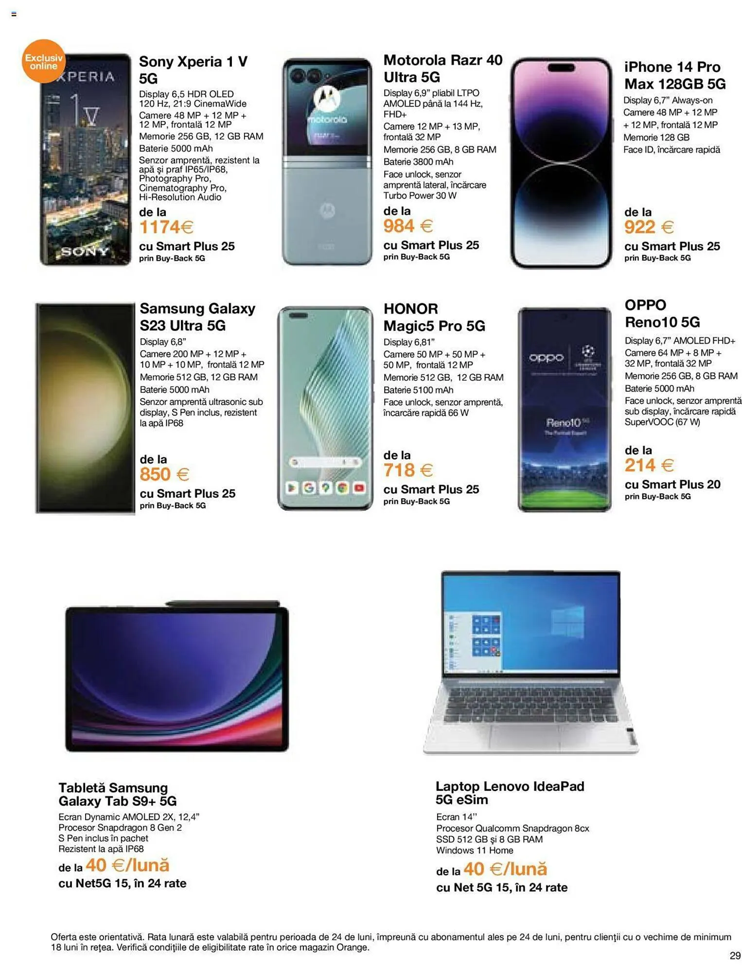 Catalog Orange catalog de la 5 septembrie până la 21 noiembrie 2023 - Revista Pagina 29