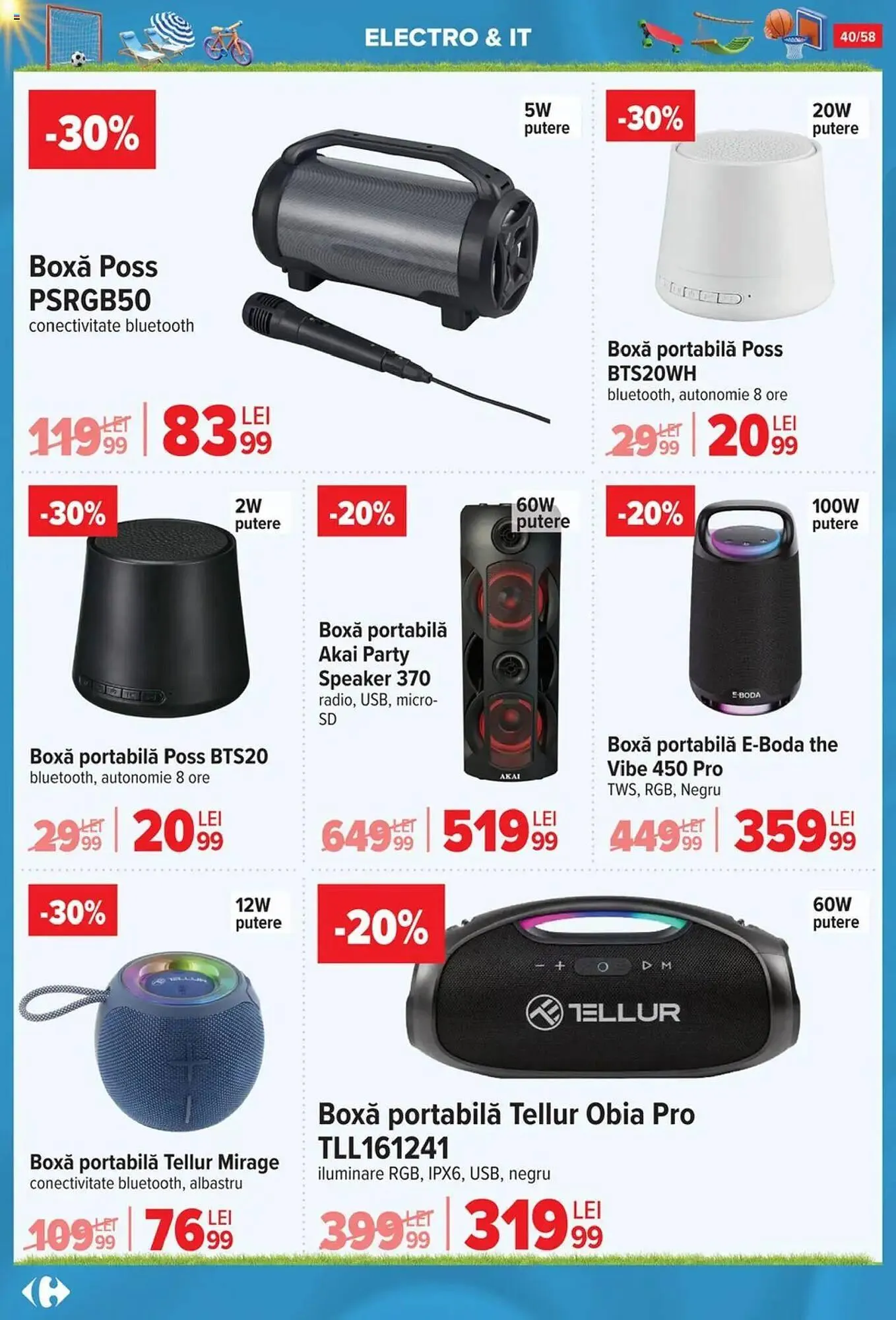 Catalog Catalog Carrefour de la 3 iunie până la 1 iulie 2025 - Revista Pagina 40