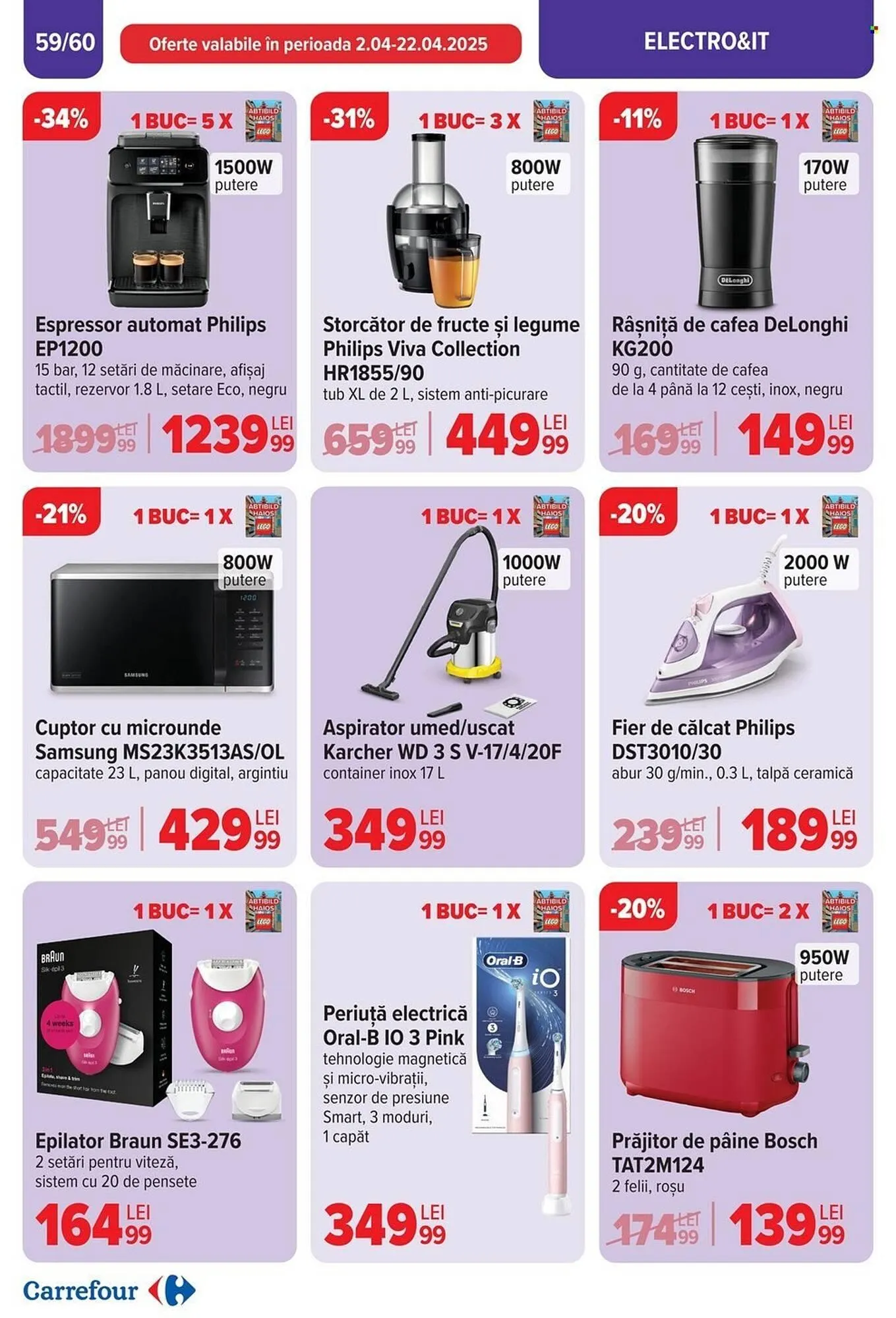 Catalog Catalog Carrefour de la 14 aprilie până la 22 aprilie 2025 - Revista Pagina 58