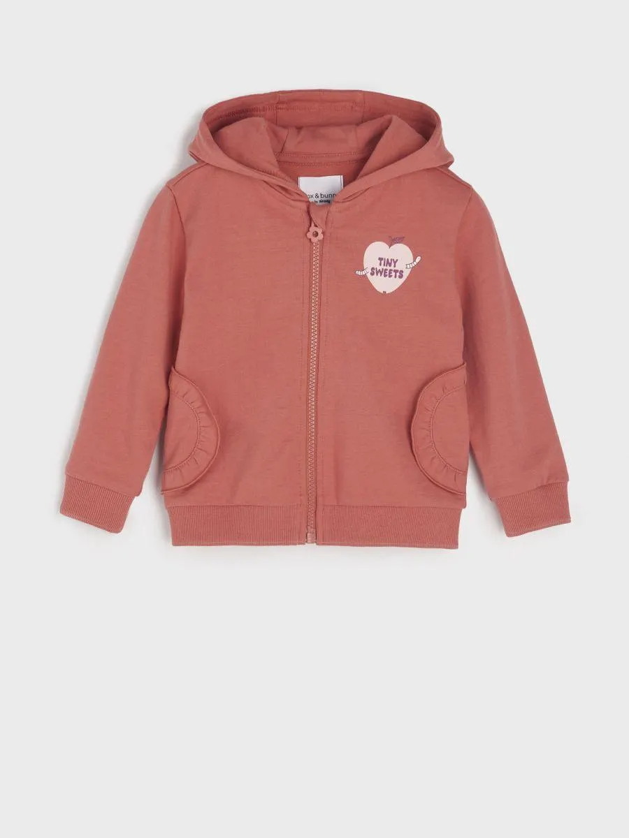 Bluză sport cu fermoar lung