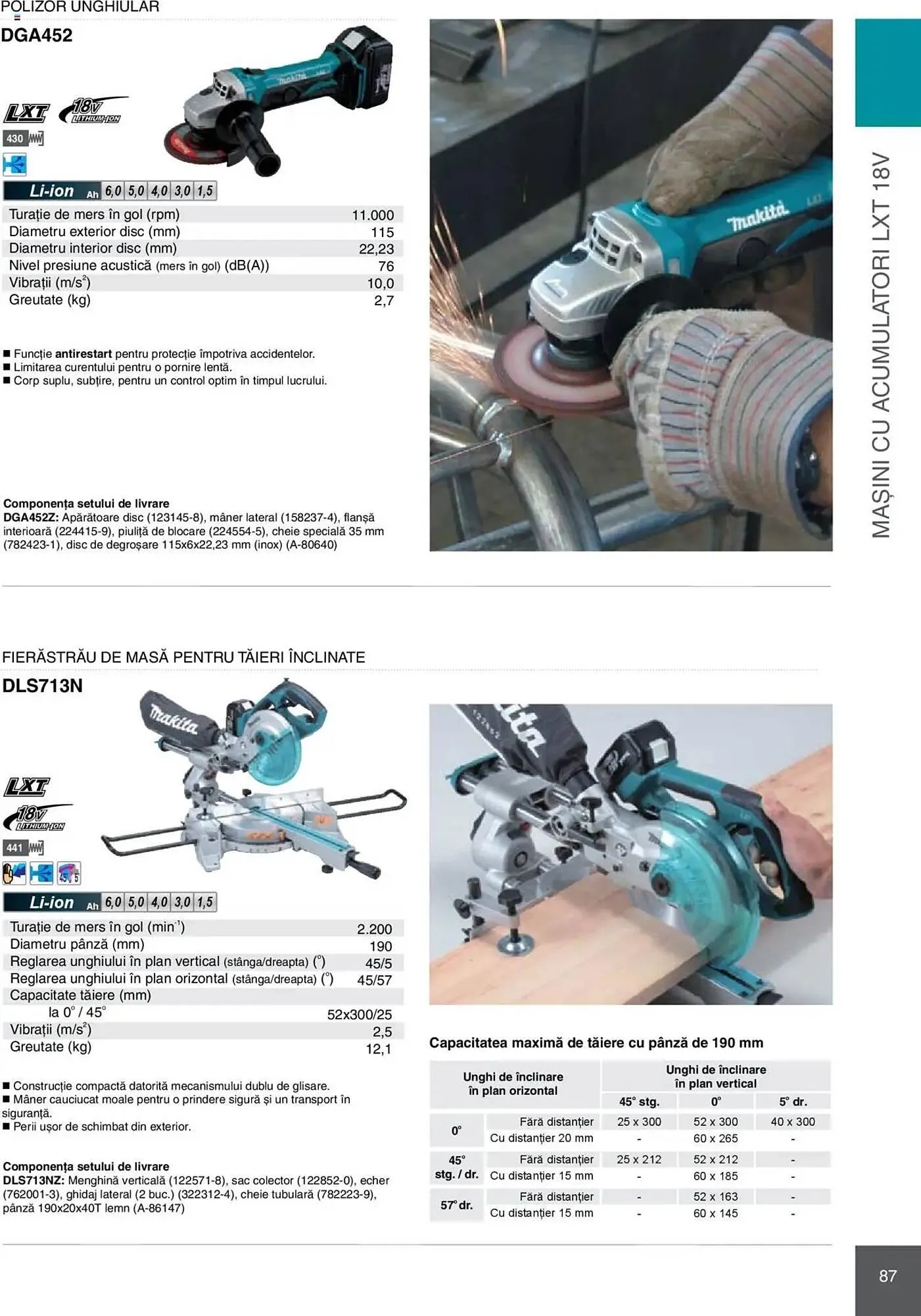 Catalog Catalog Makita de la 8 ianuarie până la 31 decembrie 2025 - Revista Pagina 87
