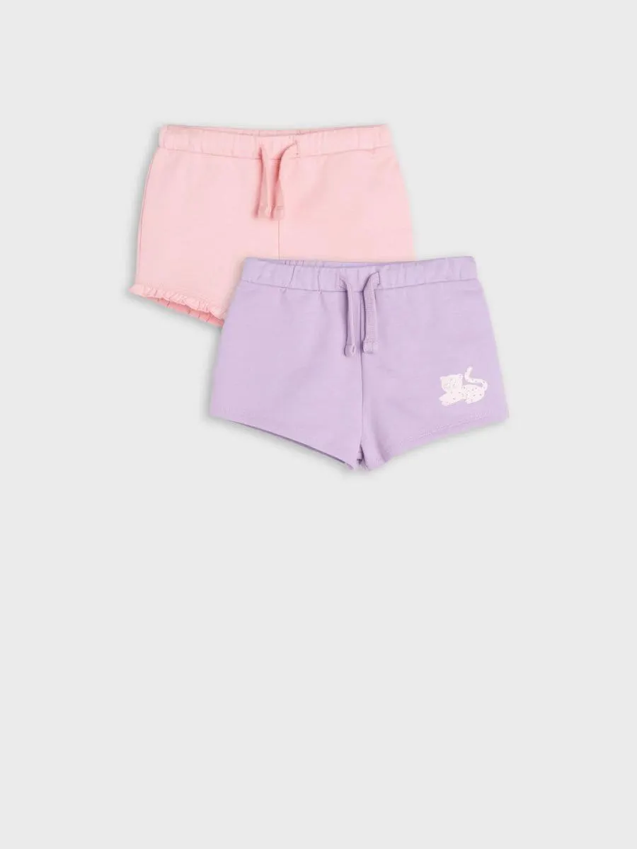 Set de 2 perechi de pantaloni scurți
