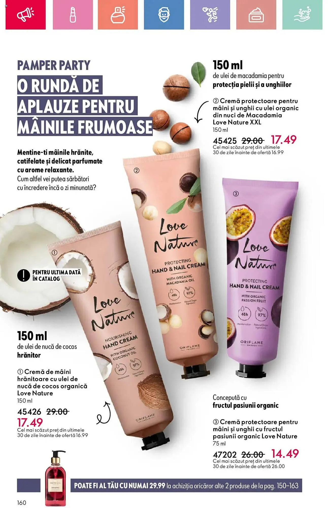 Catalog Catalog Oriflame de la 26 iulie până la 19 august 2025 - Revista Pagina 160