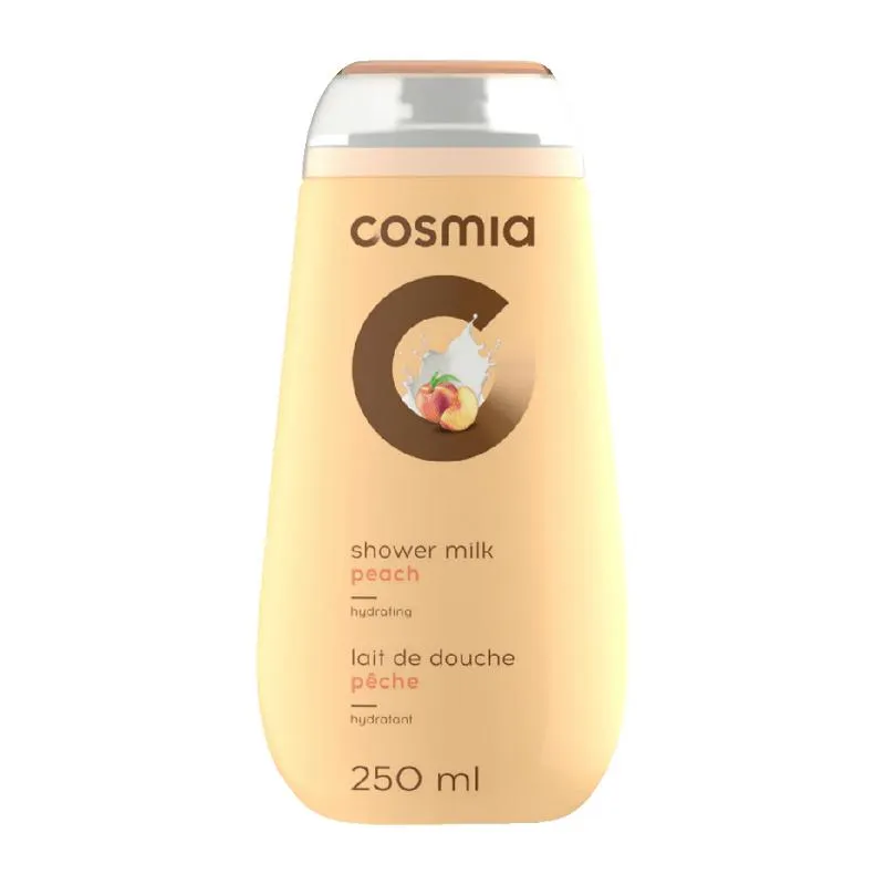 Lapte pentru dus Cosmia cu extract de piersica 250ml