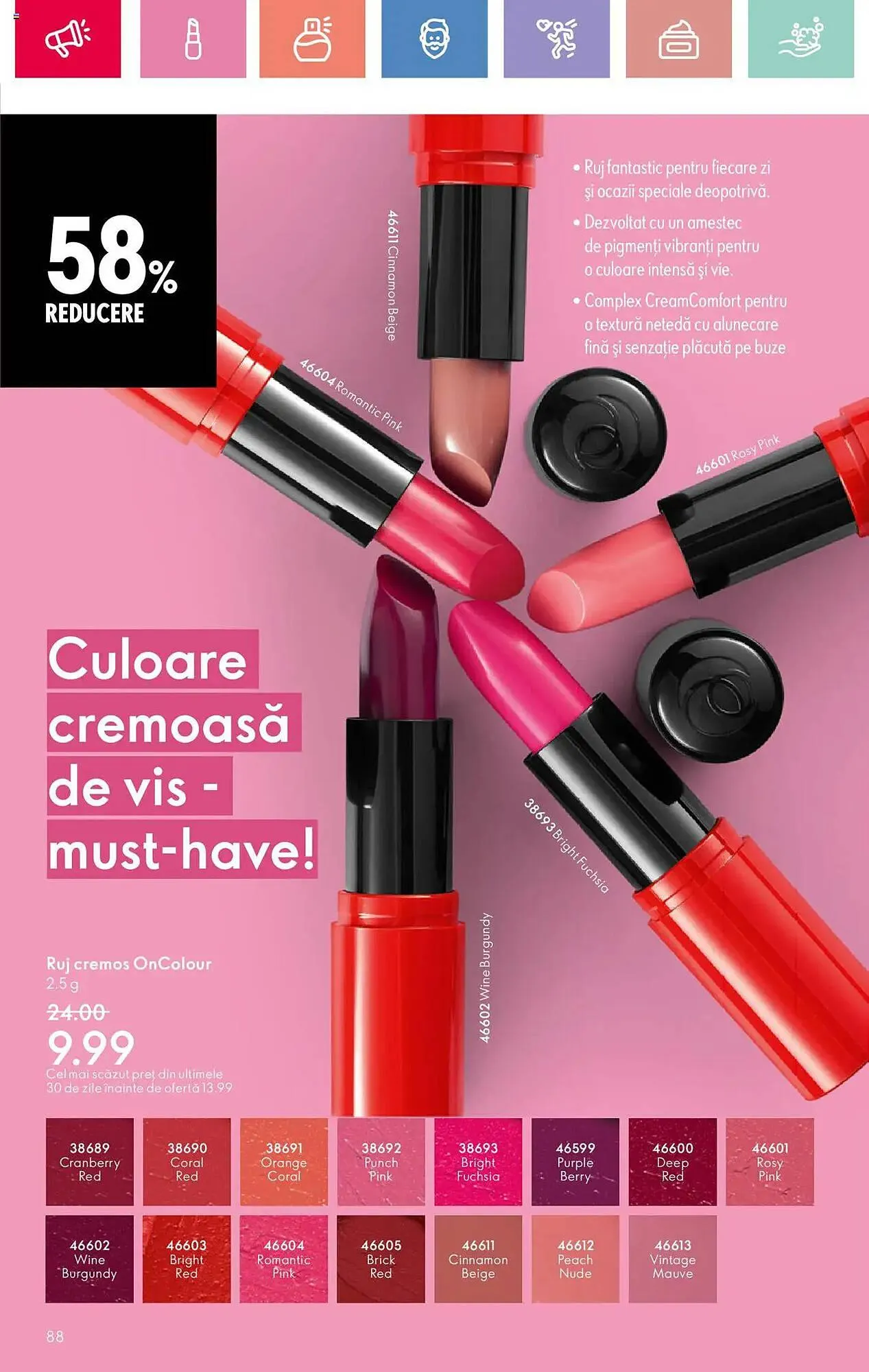 Catalog Catalog Oriflame de la 15 iunie până la 5 iulie 2025 - Revista Pagina 88