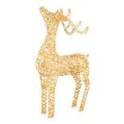 DEER Figurină luminoasă 120 micro LED-uri