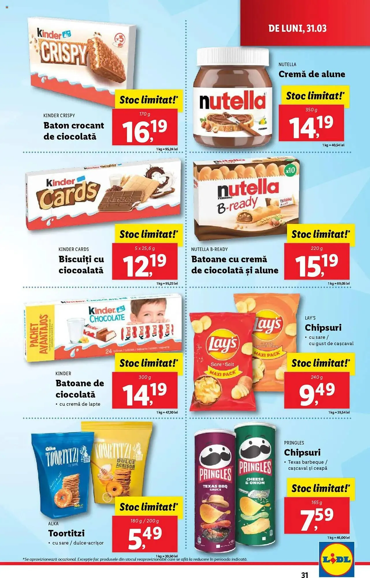 Catalog Catalog Lidl de la 31 martie până la 6 aprilie 2025 - Revista Pagina 31