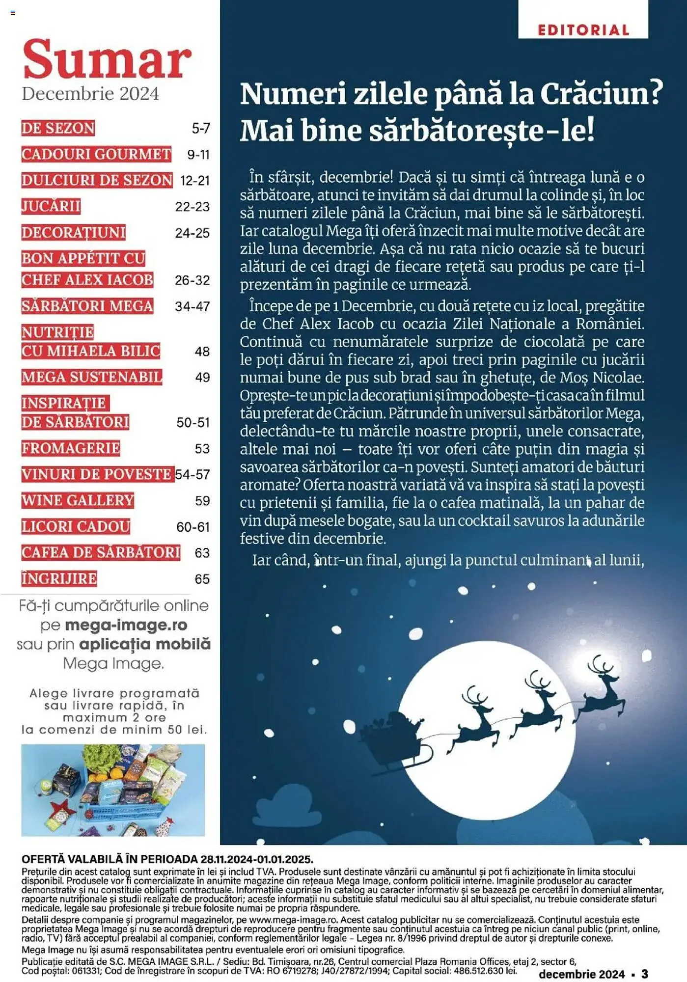 Catalog Catalog Mega Image de la 28 noiembrie până la 31 decembrie 2024 - Revista Pagina 3