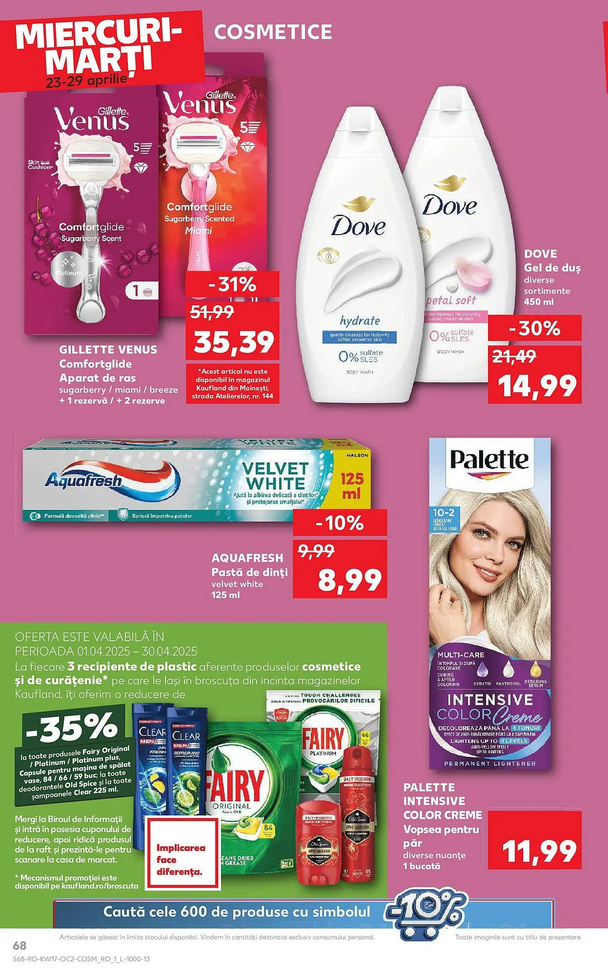 Catalog Catalog Kaufland de la 23 aprilie până la 29 aprilie 2025 - Revista Pagina 68