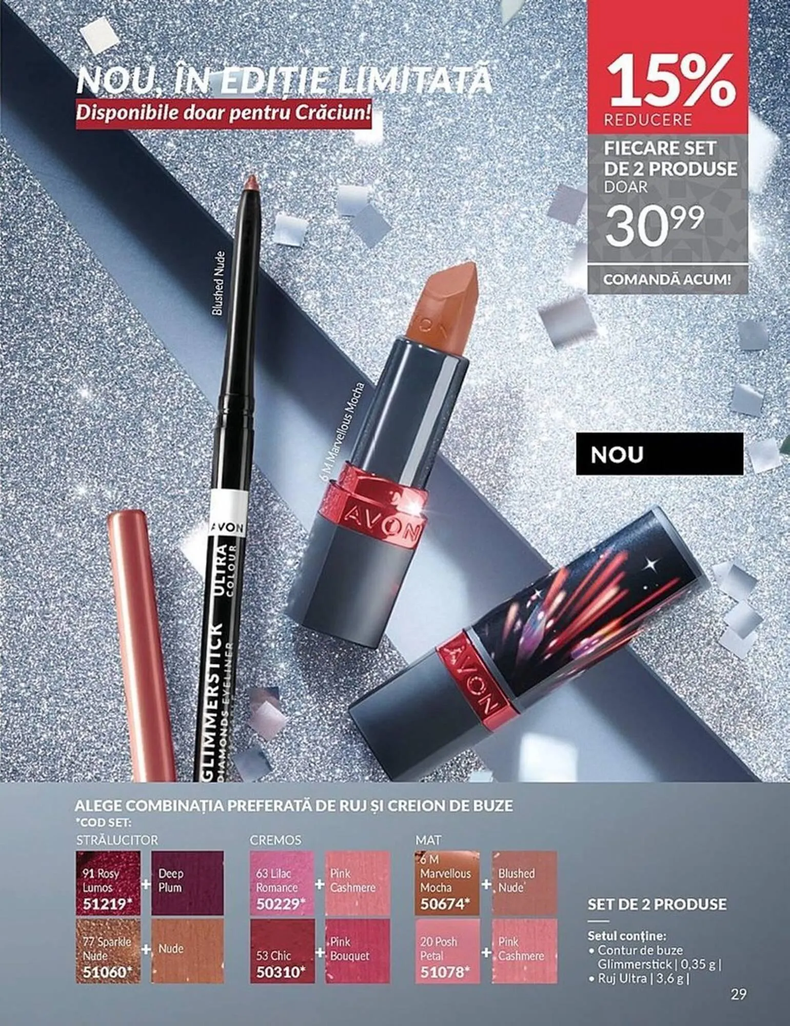 Catalog Catalog Avon de la 3 noiembrie până la 30 noiembrie 2025 - Revista Pagina 29