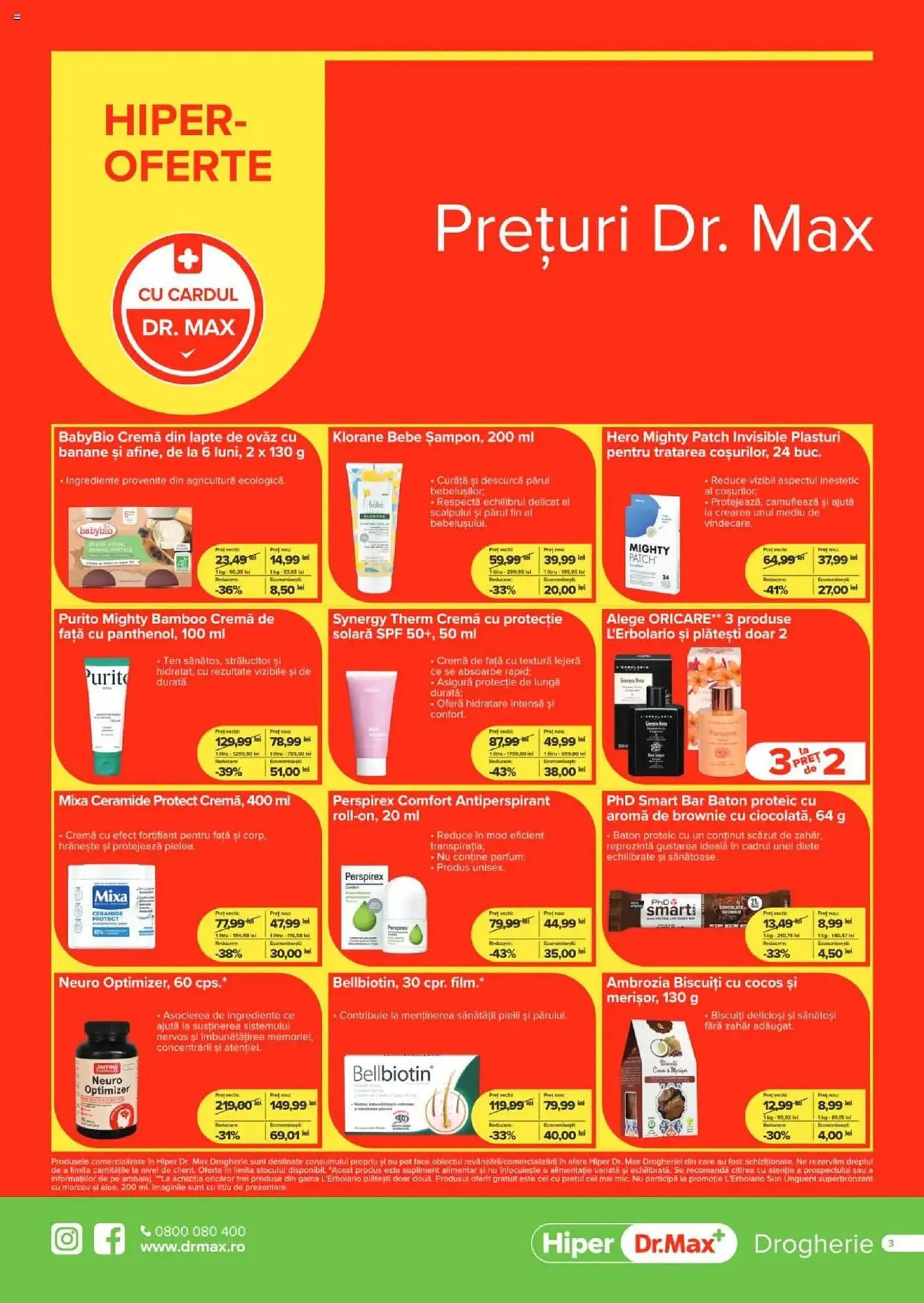 Catalog Catalog Dr.Max de la 1 mai până la 31 mai 2025 - Revista Pagina 3