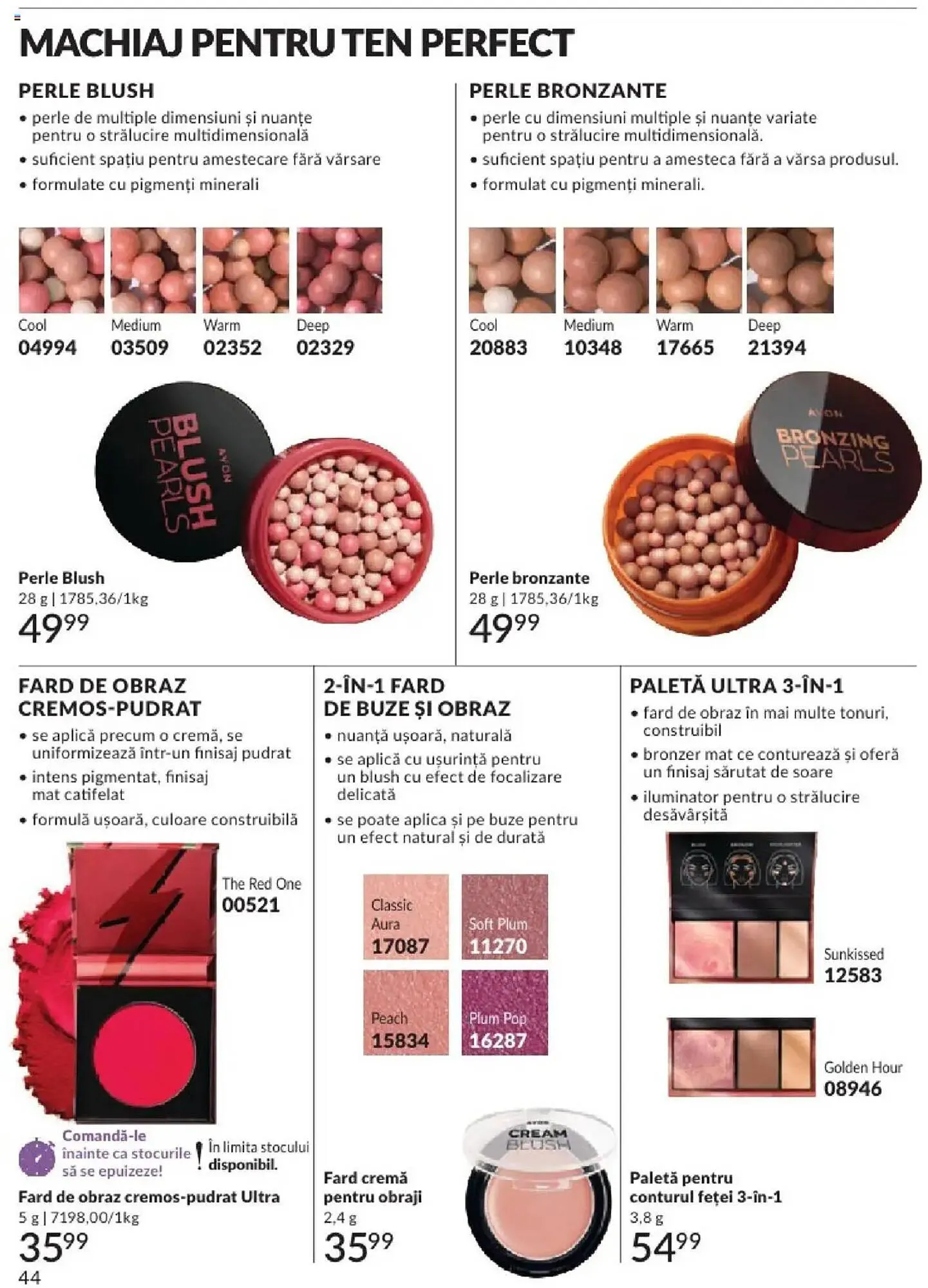 Catalog Catalog Avon de la 31 mai până la 30 iunie 2025 - Revista Pagina 44