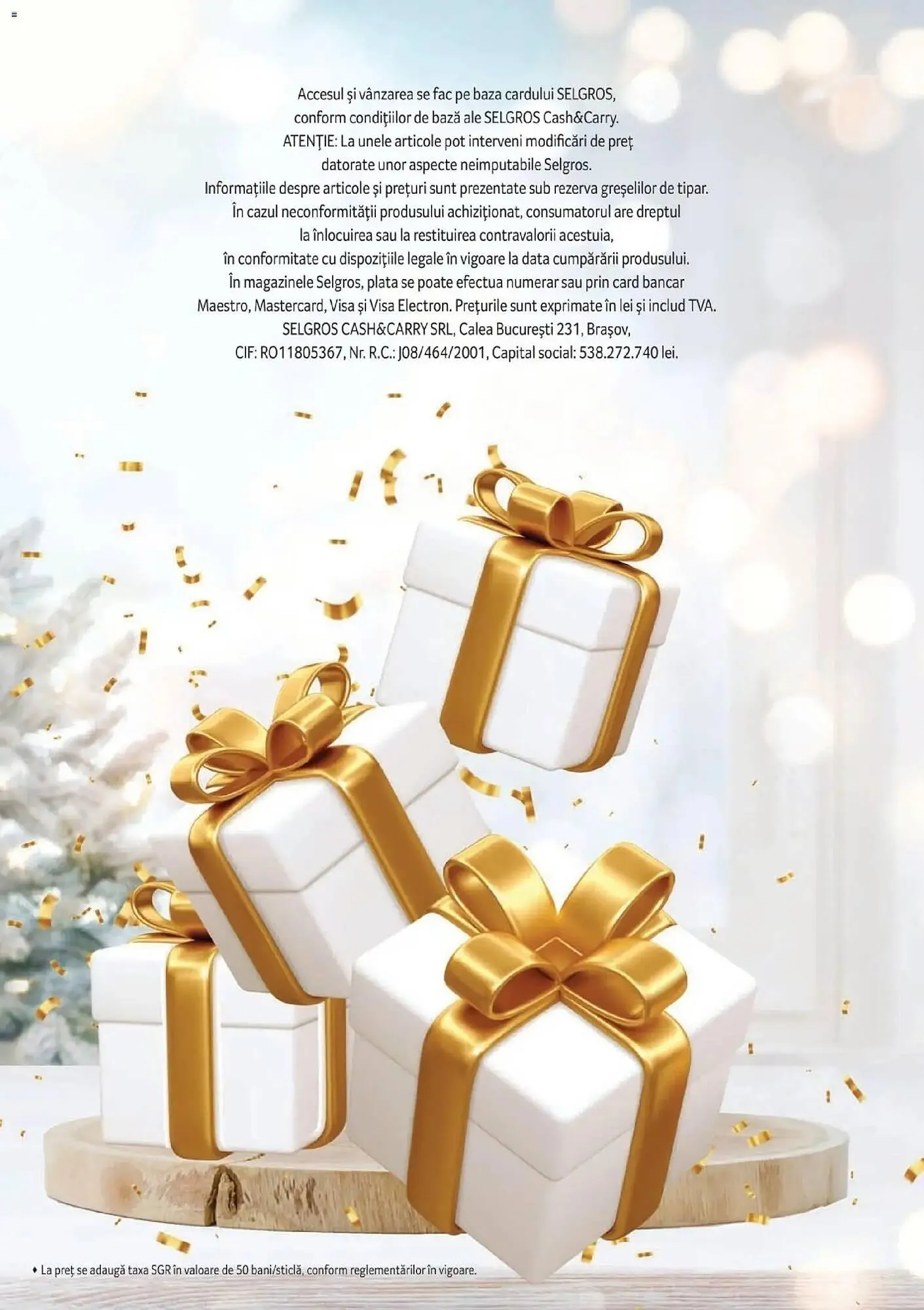 Catalog Catalog Selgros de la 6 noiembrie până la 23 decembrie 2025 - Revista Pagina 116