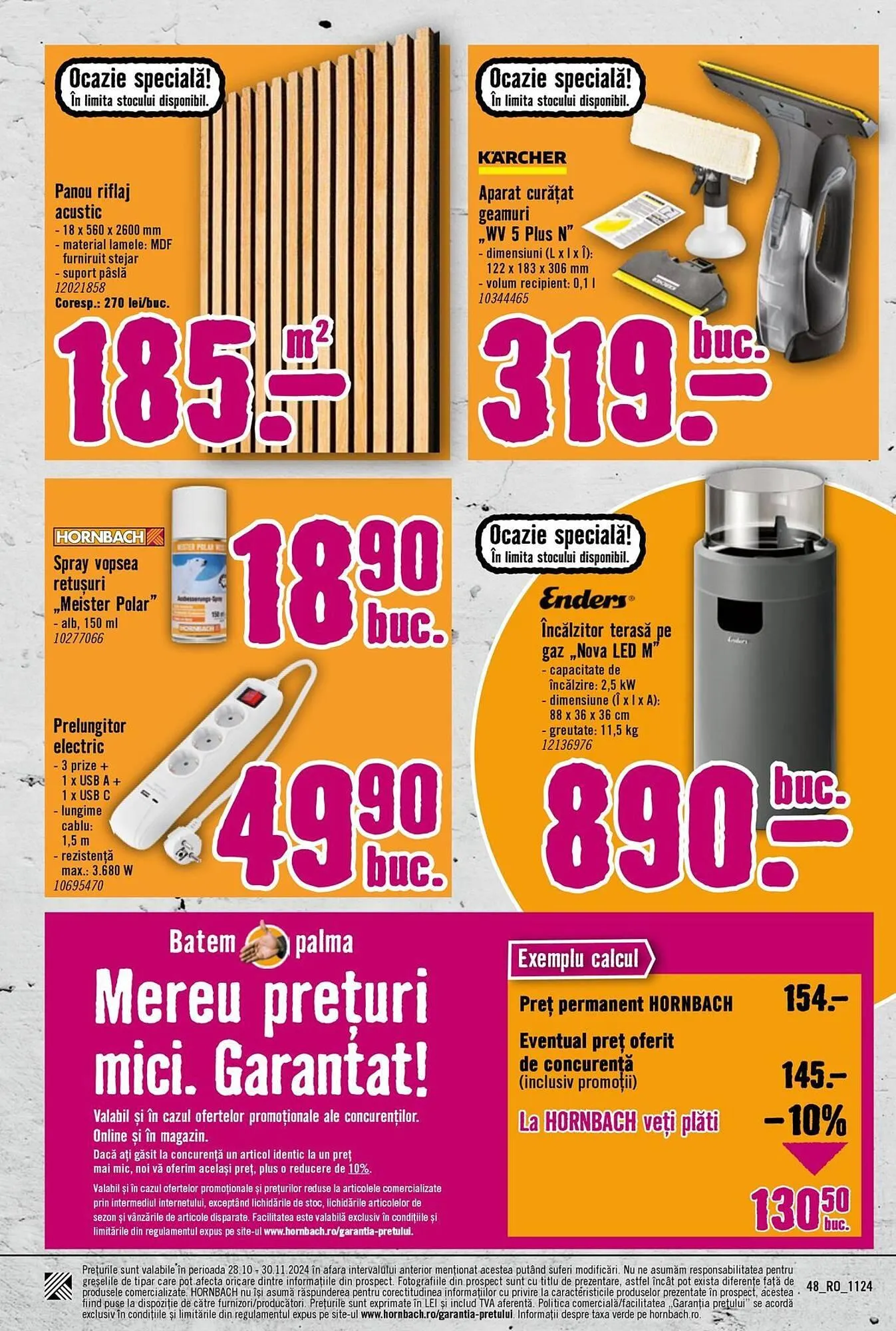 Catalog Catalog Hornbach de la 28 octombrie până la 30 noiembrie 2024 - Revista Pagina 48