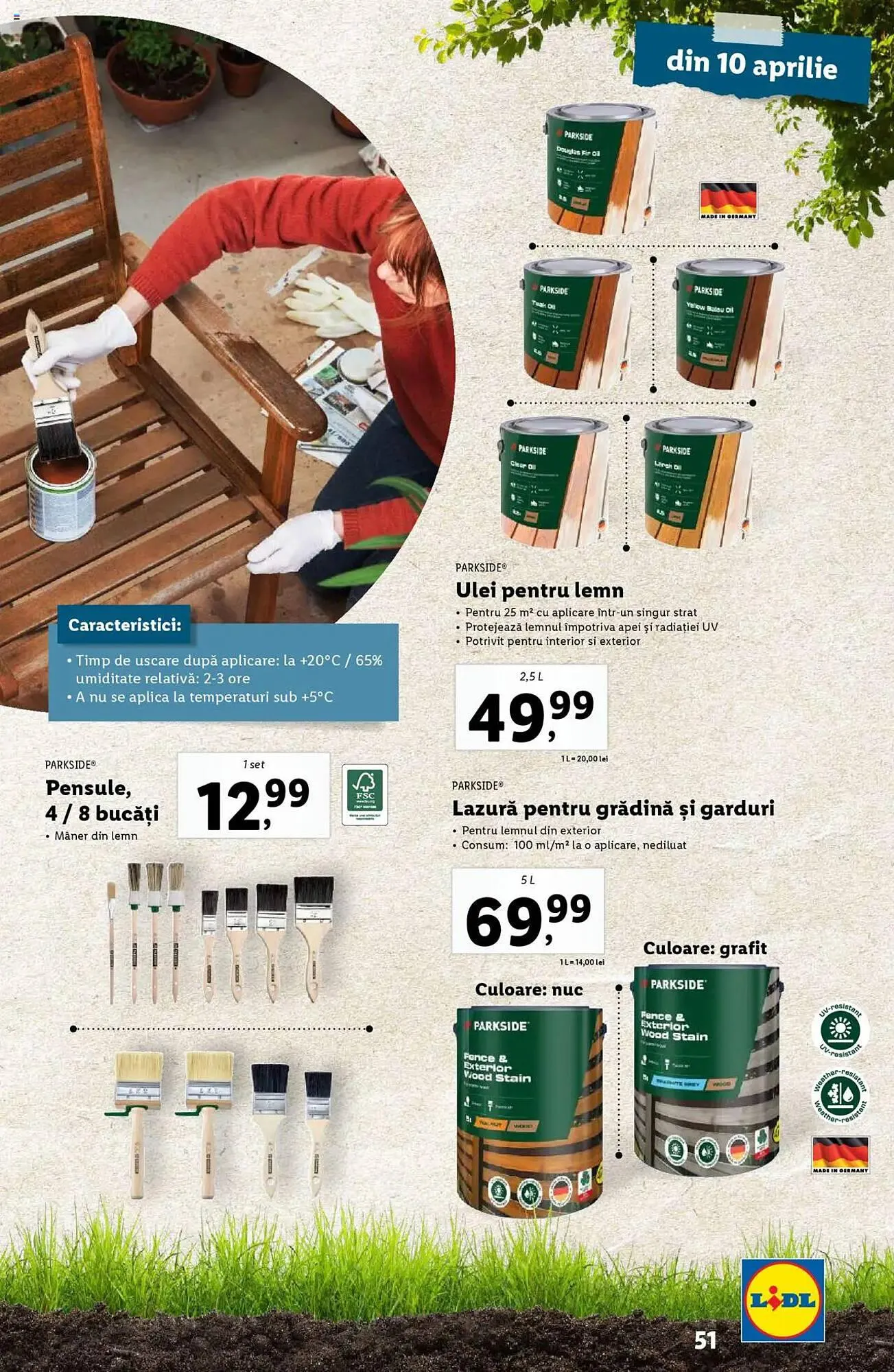 Catalog Catalog Lidl de la 24 februarie până la 13 aprilie 2025 - Revista Pagina 51