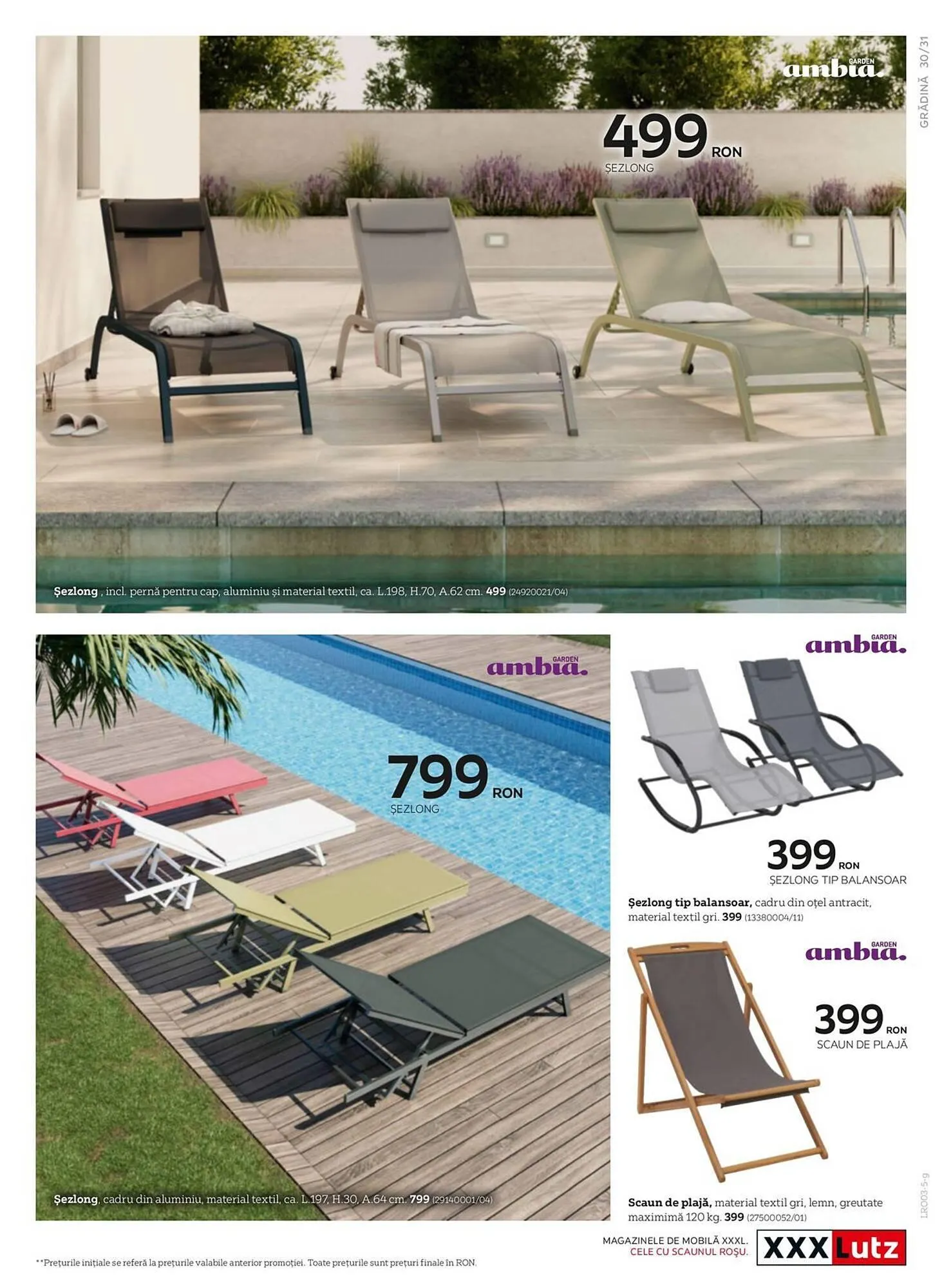 Catalog Catalog XXXLutz de la 10 martie până la 30 septembrie 2025 - Revista Pagina 31