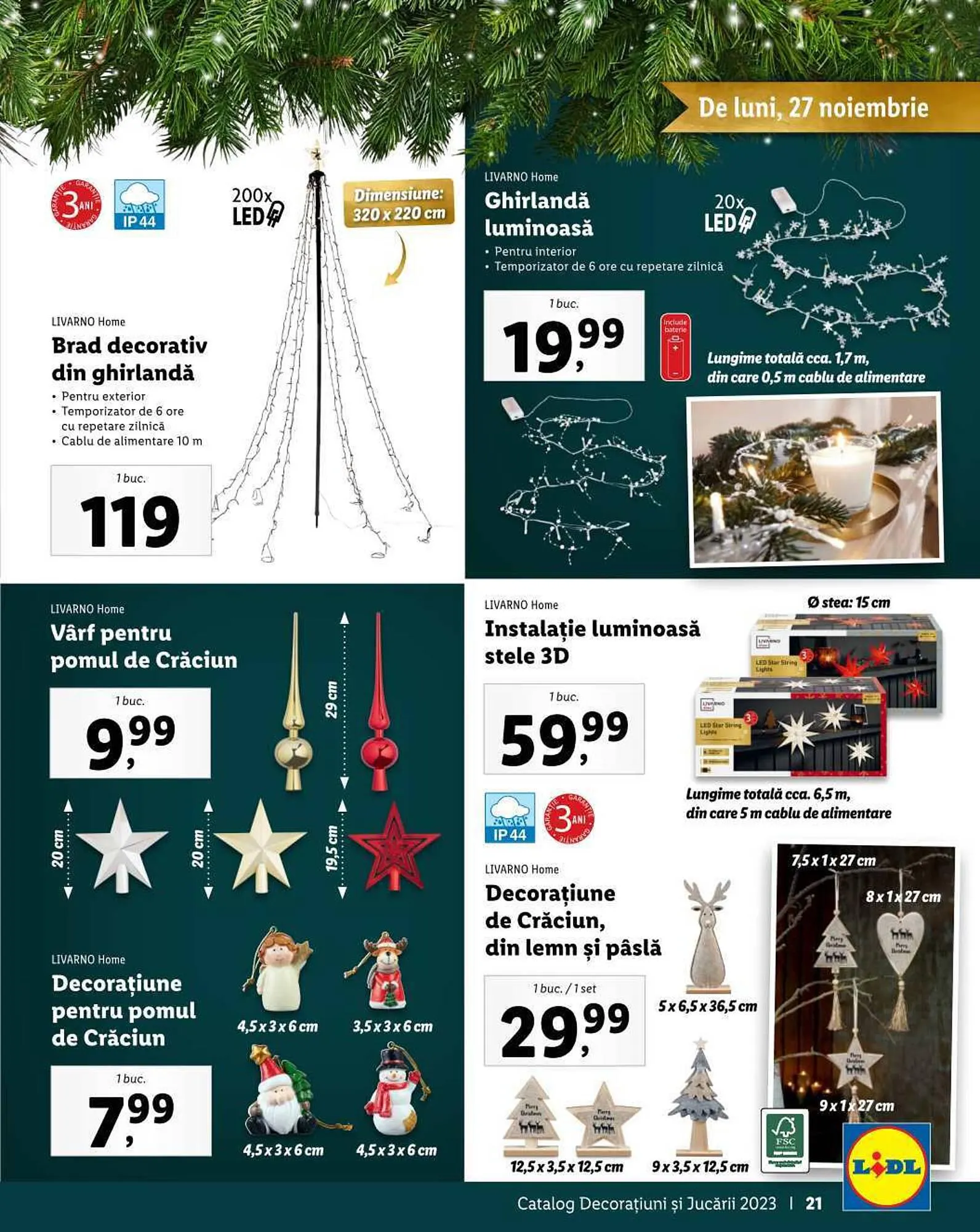 Catalog Lidl catalog de la 6 noiembrie până la 31 decembrie 2023 - Revista Pagina 21