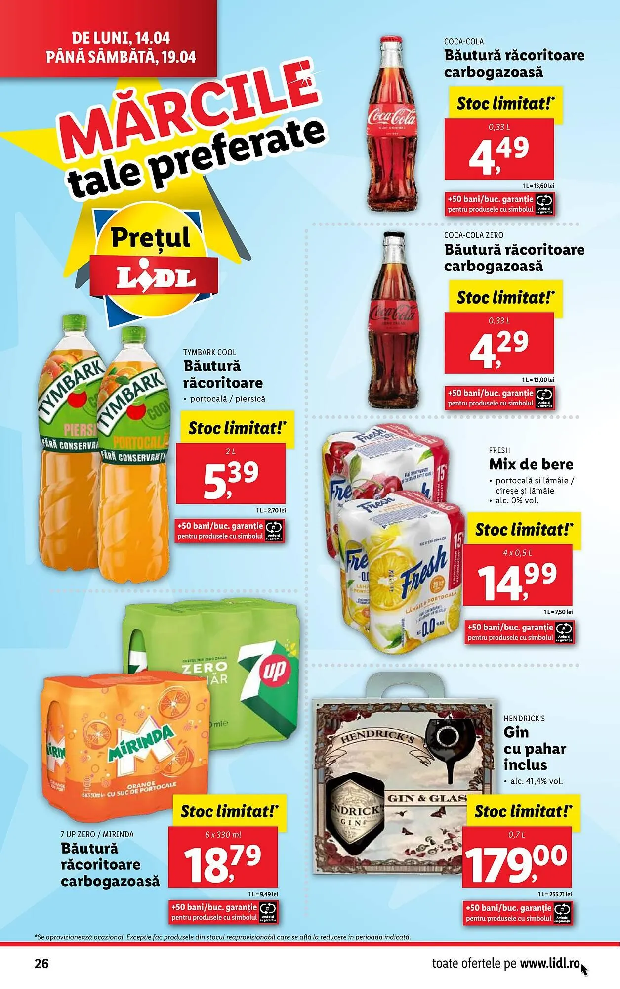 Catalog Catalog Lidl de la 14 aprilie până la 19 aprilie 2025 - Revista Pagina 26