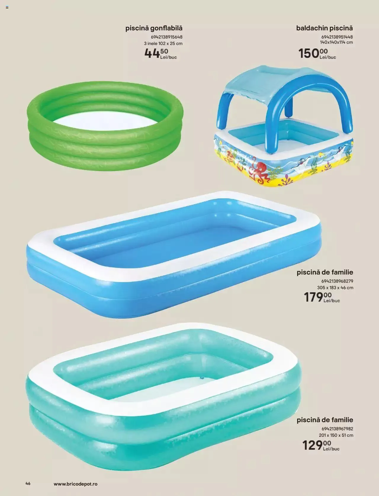 Catalog Brico Depot catalog - Bucuria momentelor de la 1 iunie până la 30 septembrie 2023 - Revista Pagina 46