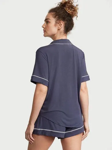 Set pijama scurtă din modal