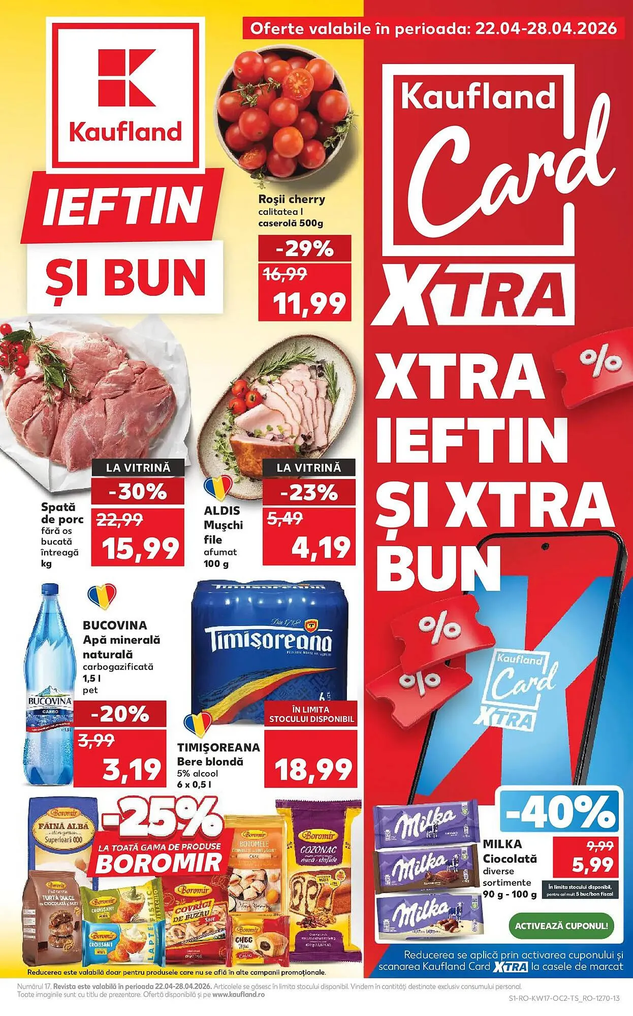 Catalog Catalog Kaufland de la 22 aprilie până la 28 aprilie 2026 - Revista Pagina 1