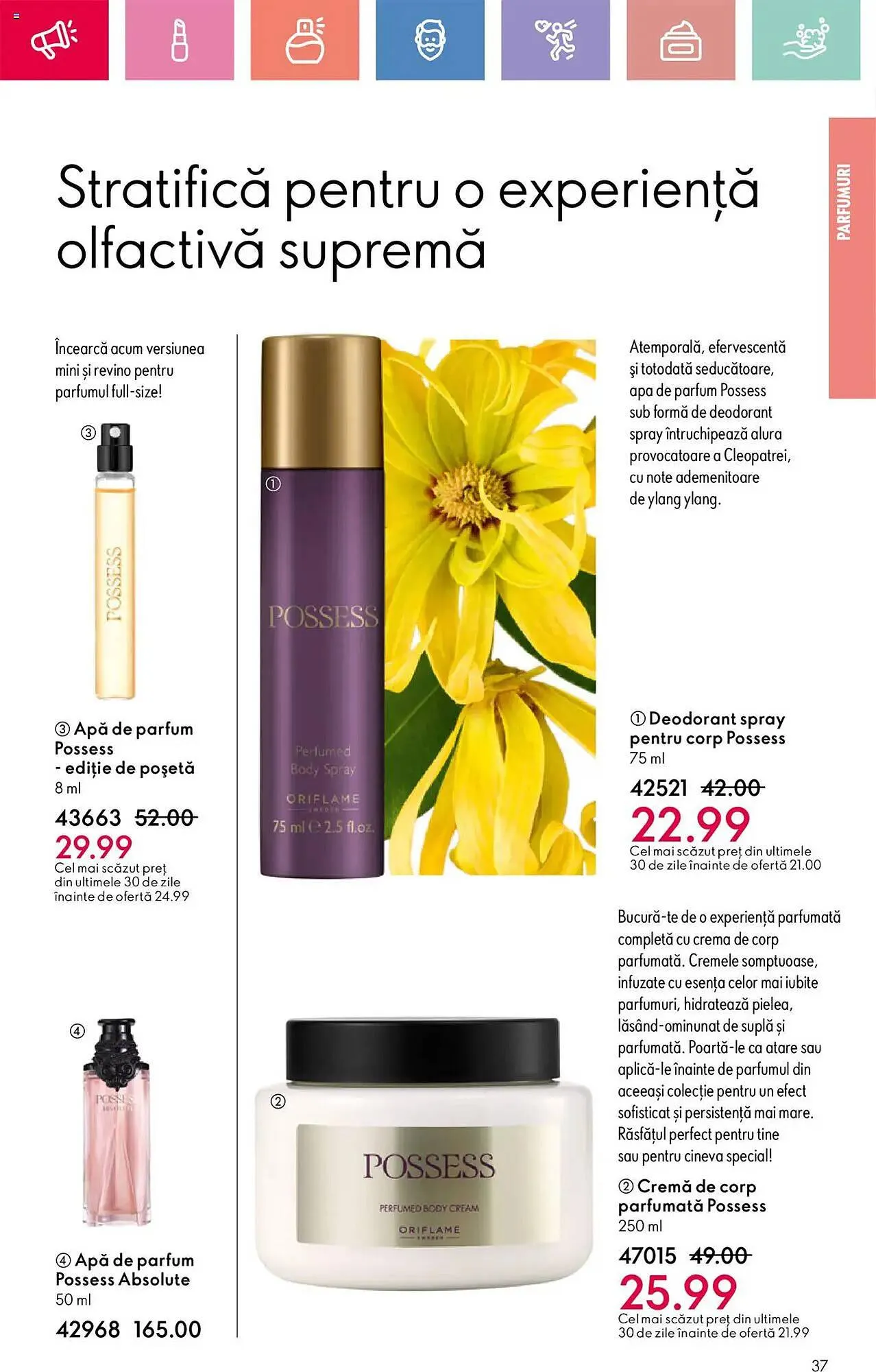 Catalog Catalog Oriflame de la 13 aprilie până la 3 mai 2025 - Revista Pagina 37
