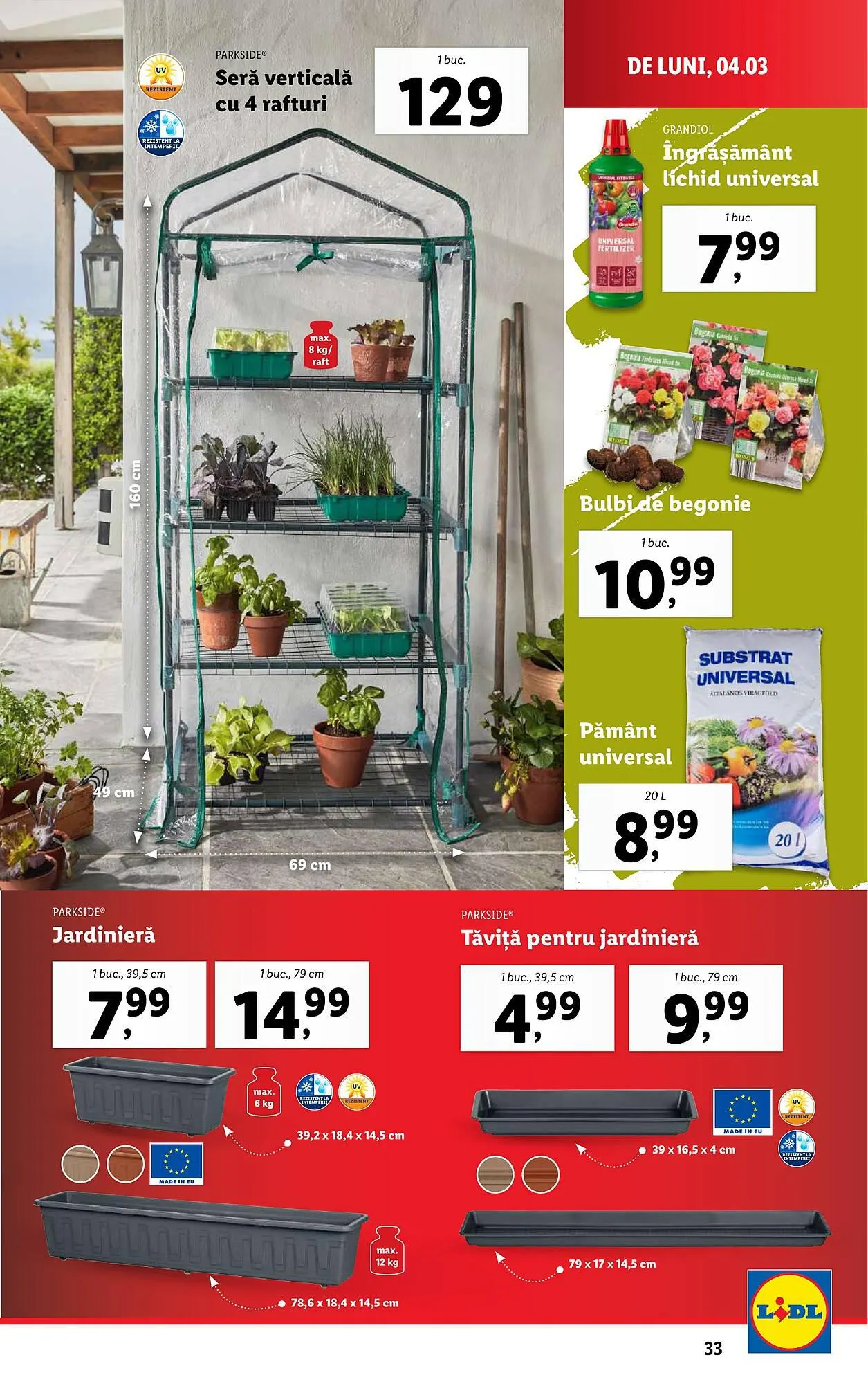 Catalog Lidl catalog de la 4 martie până la 10 martie 2024 - Revista Pagina 33