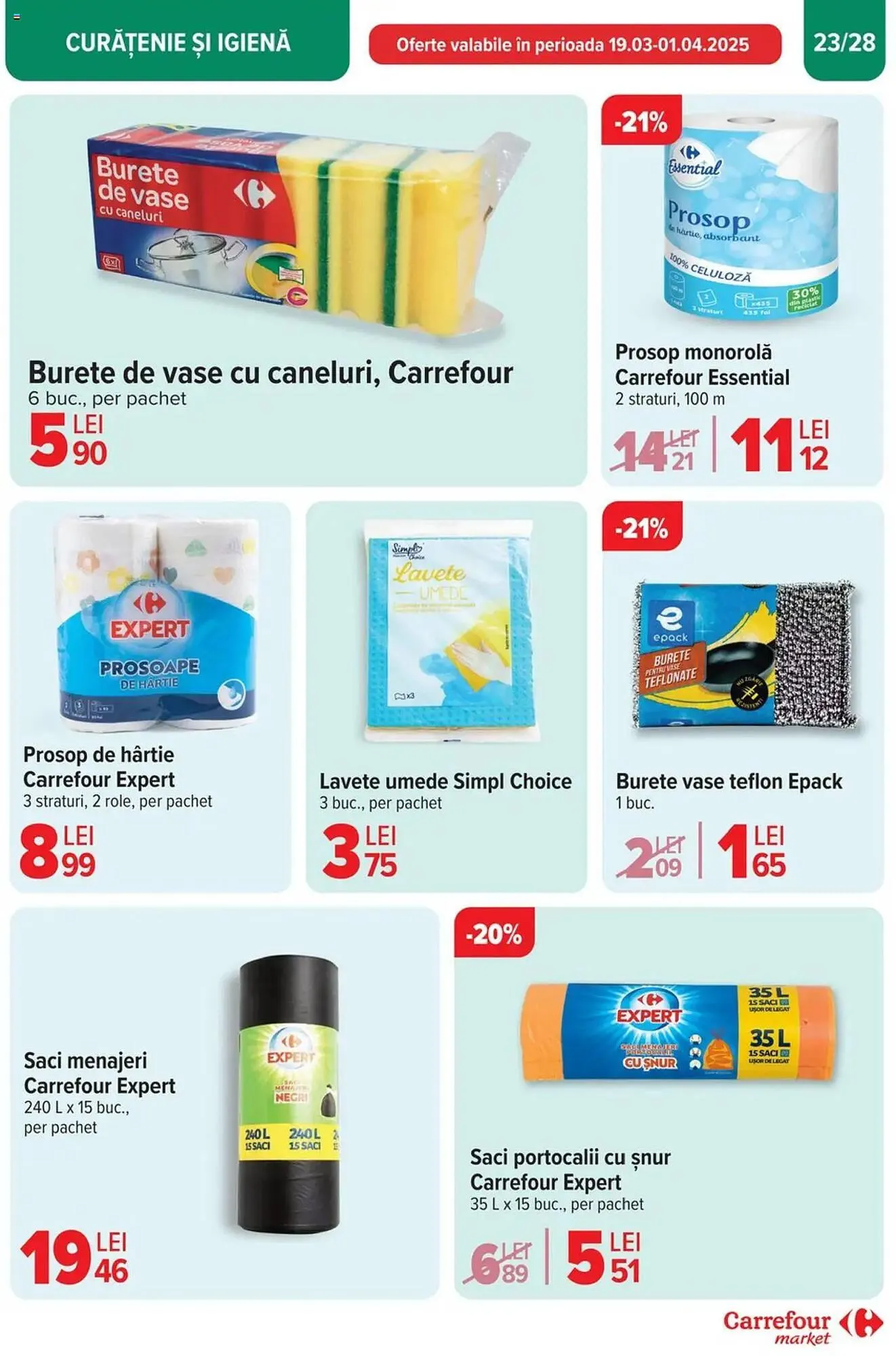 Catalog Catalog Carrefour de la 26 martie până la 1 aprilie 2025 - Revista Pagina 23